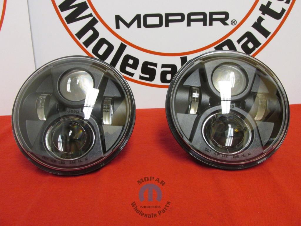 Wallpaper #3kDmL5MBJhL2WPbalr5E217 Jeep Wrangler Upgraded LED Headlights New Oem Mopar eBay