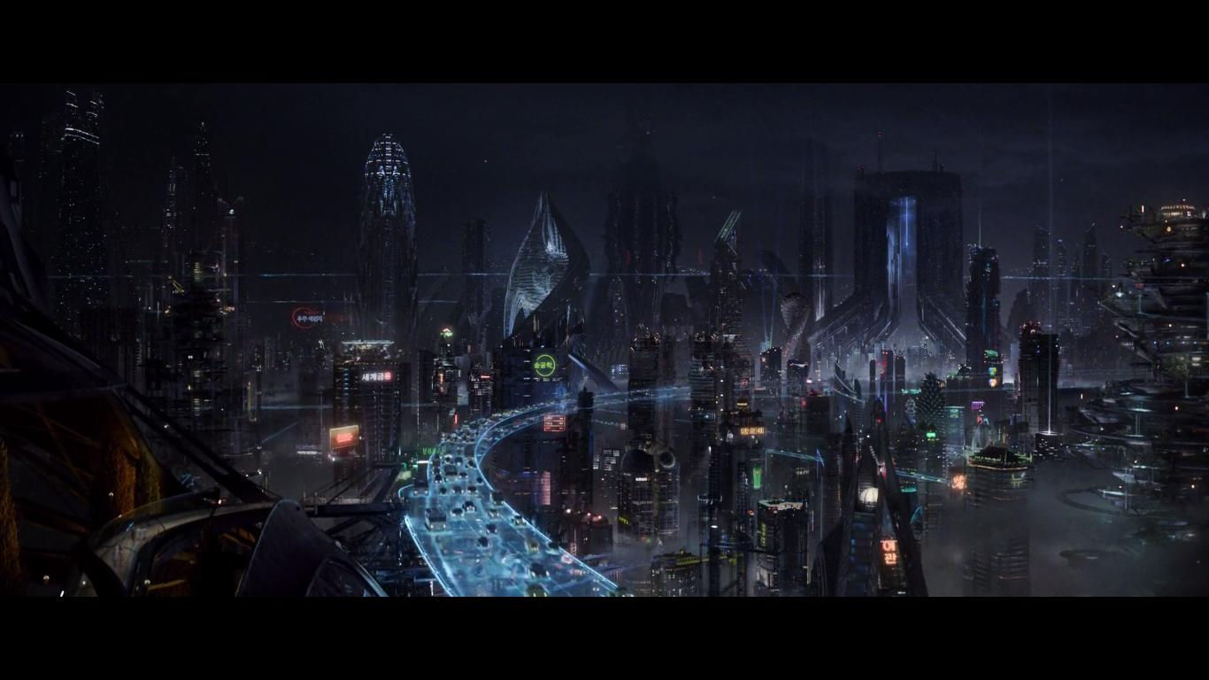 Wallpaper #JebSMpMBA7IOc3WmuBIb13 Neo Seoul from Cloud Atlas 1366 X 768 Xpost Rcyberpunk Futureporn