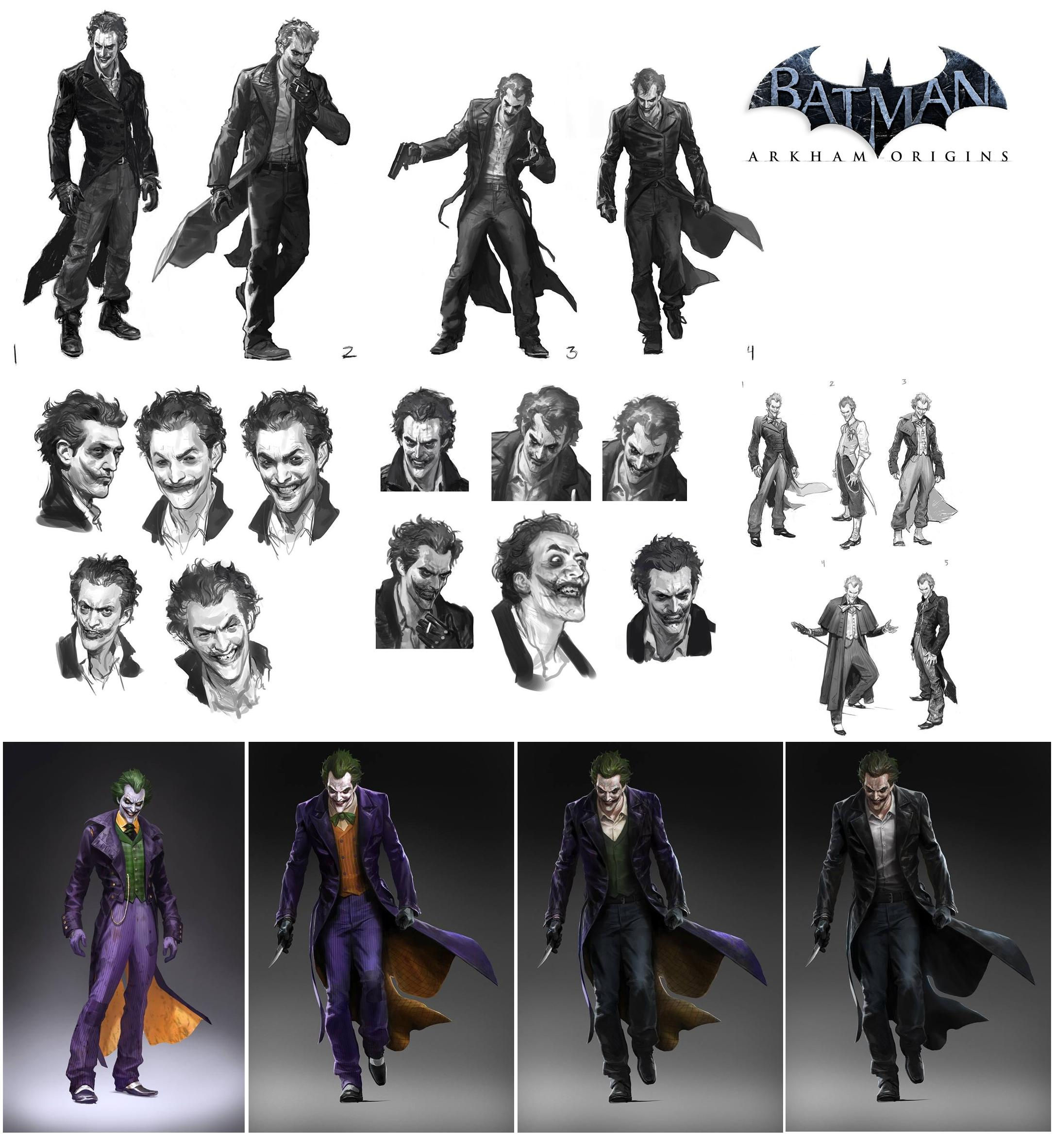 Wallpaper #kRpiUZMB1yWOL4qg3IHY277 Some Really Amazing Joker Concept Art from Arkham Origins Batman