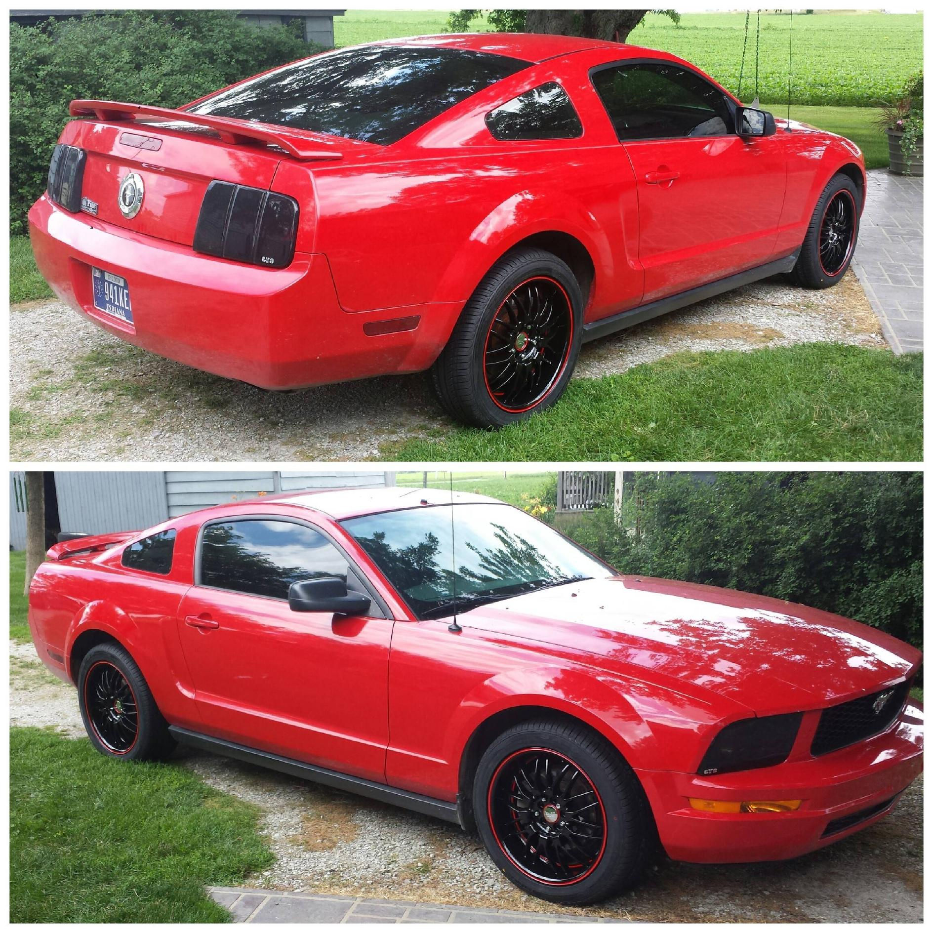 Wallpaper #QUXUkY4B7YBJg1BVGJ5J29 How Does Rmustang Like My Red and Black Look Mustang