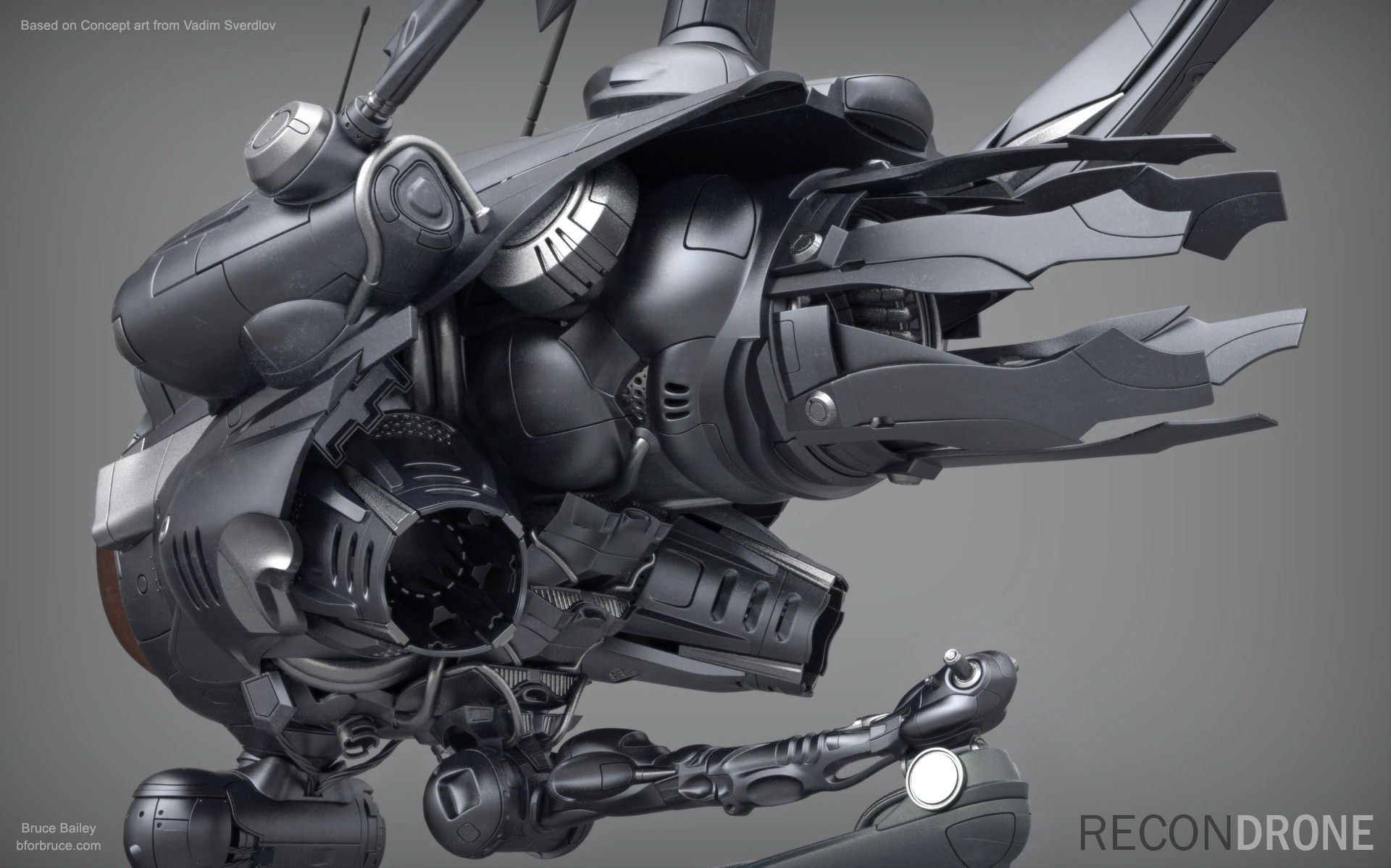 Wallpaper #eb723 Concept Sci Fi Drone Obj