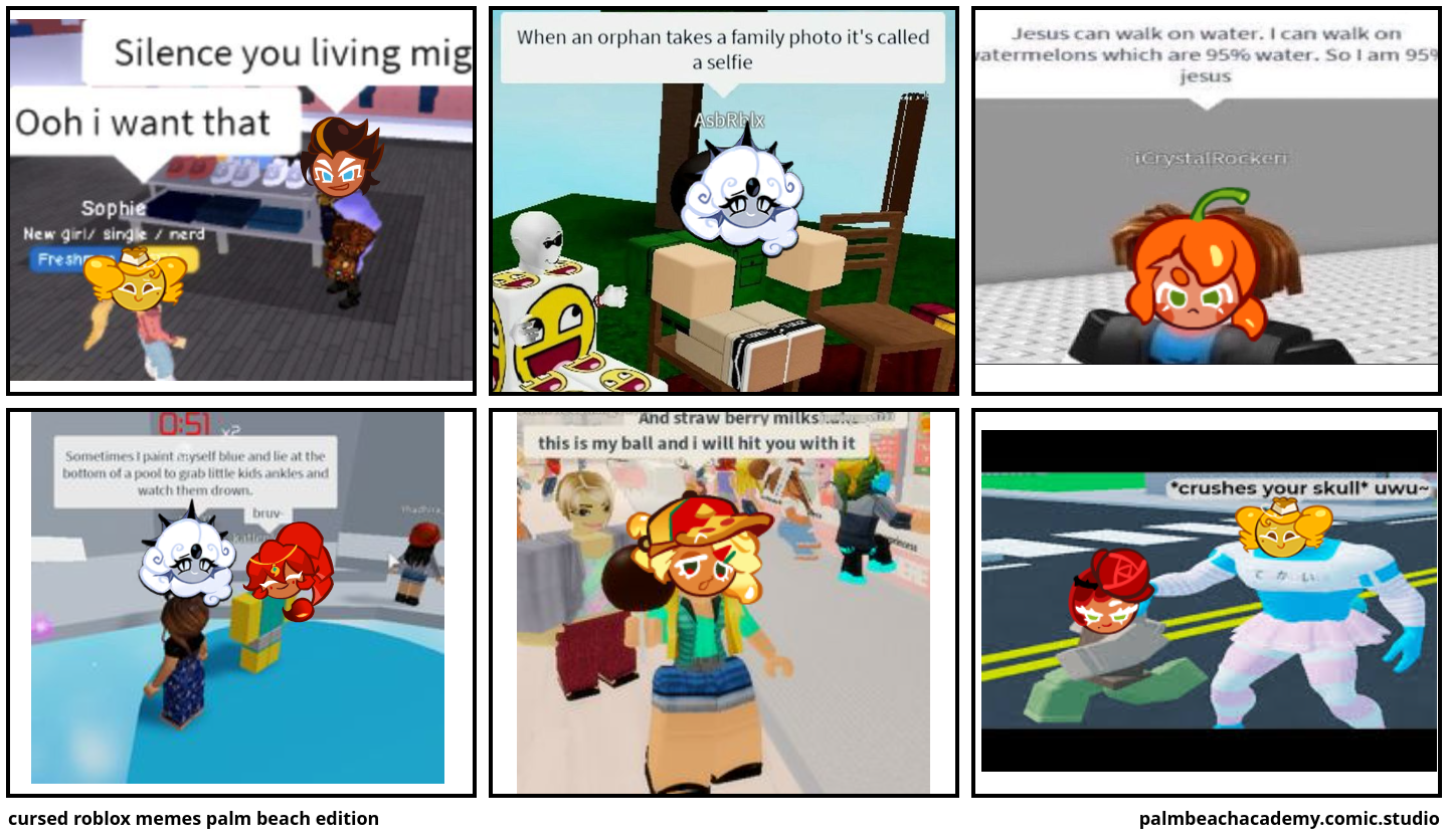 Wallpaper #82hxJJMBSpphPi3-4jgI66 Cursed Roblox Memes Palm Beach Edition Comic Studio