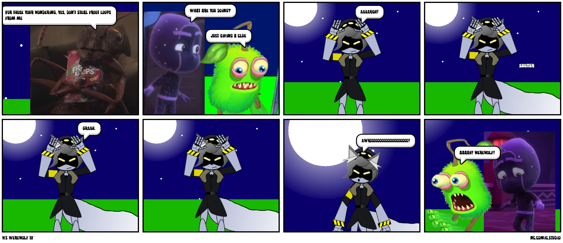 Wallpaper #uEB5MZMBJhL2WPbaucYs382 Ns Werewolf Tf Comic Studio
