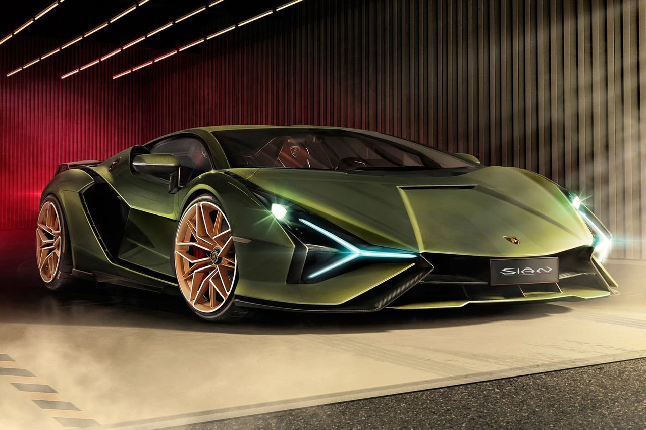 Wallpaper #2meb55IBSpphPi3-_DiQ99 Lamborghini Presenterar Sin Forsta Hybrid Sian Har Superkapacitator