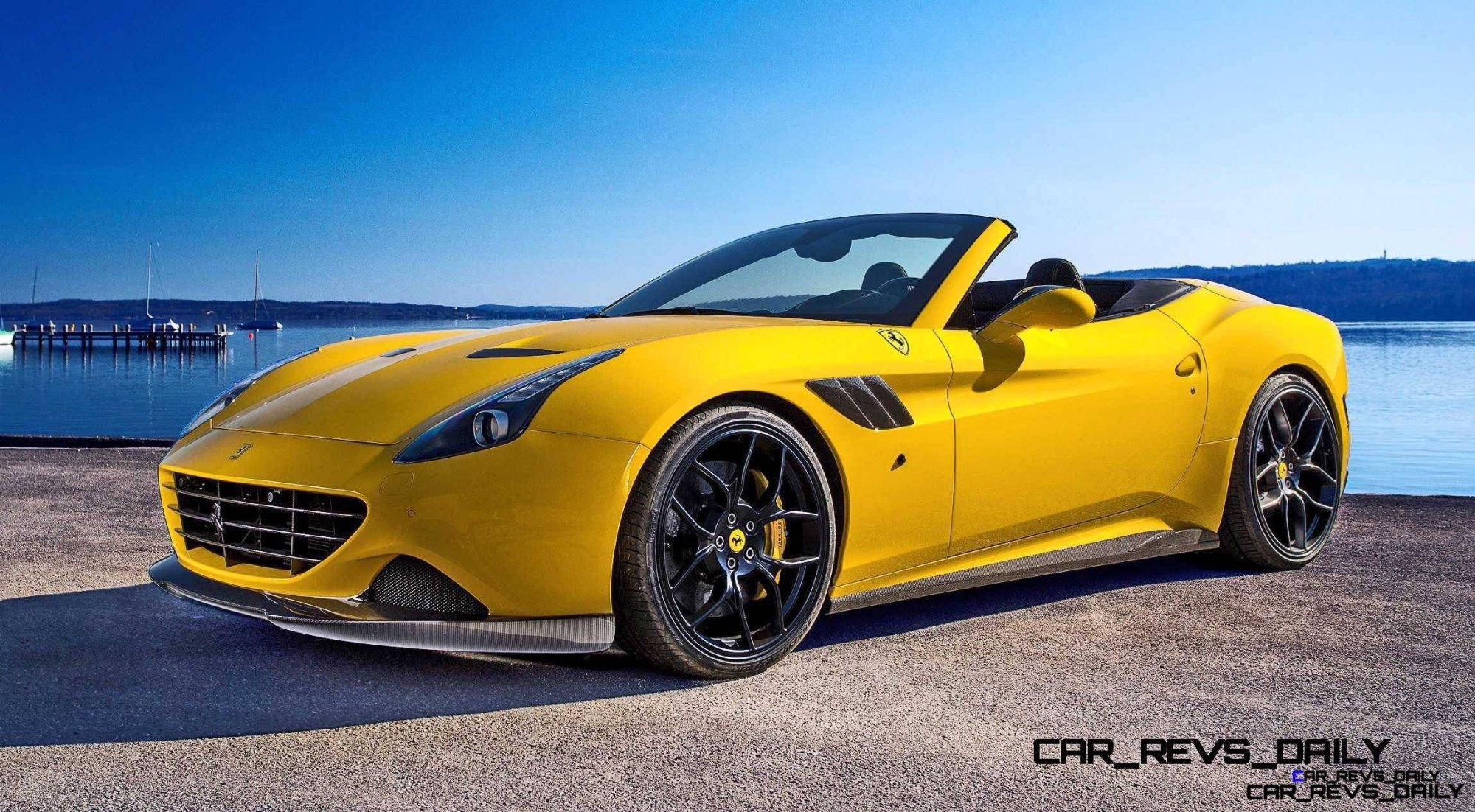 Wallpaper #ec55a Brushed Bronze Strasse Rims Transform Black Ferrari California into