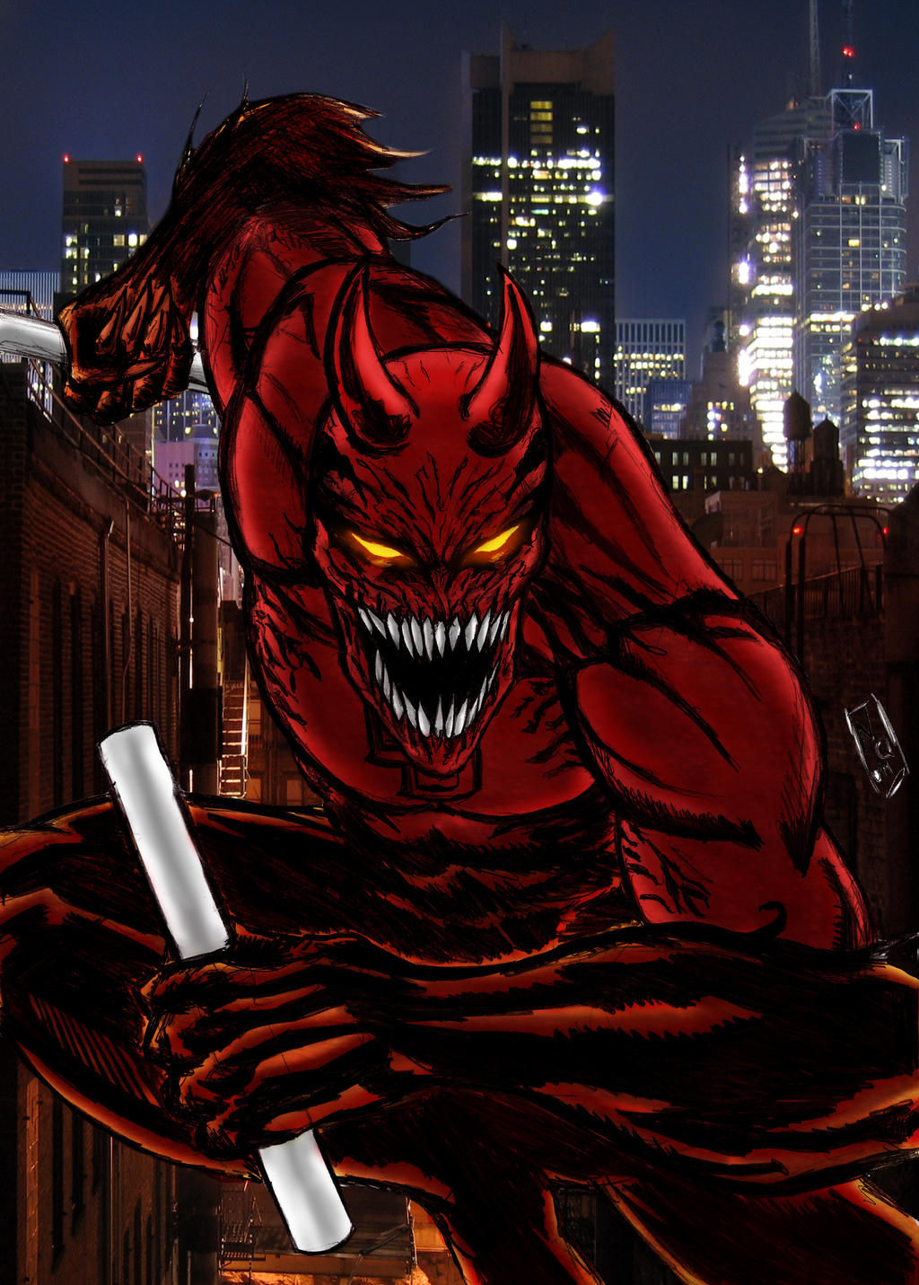Wallpaper #jWgOF5MBSpphPi3-qA1h42 Daredevil Symbiote Color by Nic011 on Deviantart