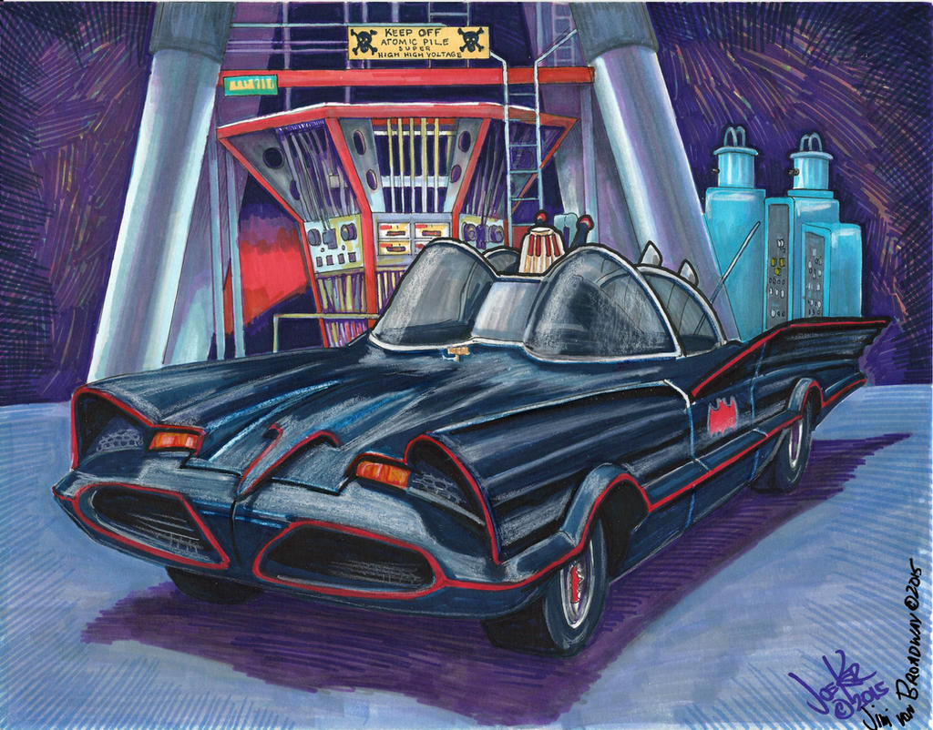 Wallpaper #Me8QS5MBMN-XEVvVGzpt285 1966 Batmobile in the Batcave2jvb by Jimi Von Broadway on Deviantart