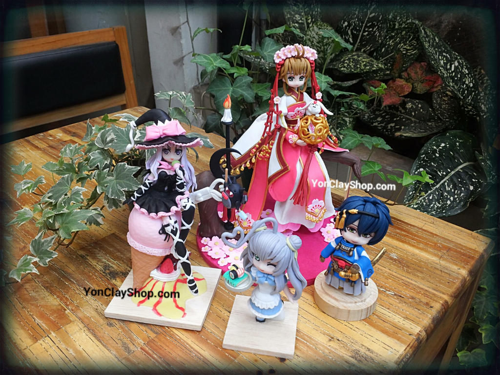 Wallpaper #7QM7ZJMBpyOg8YnEydbf25 My Anime Handmade Clay Chibis Figures by Yonkairu on Deviantart