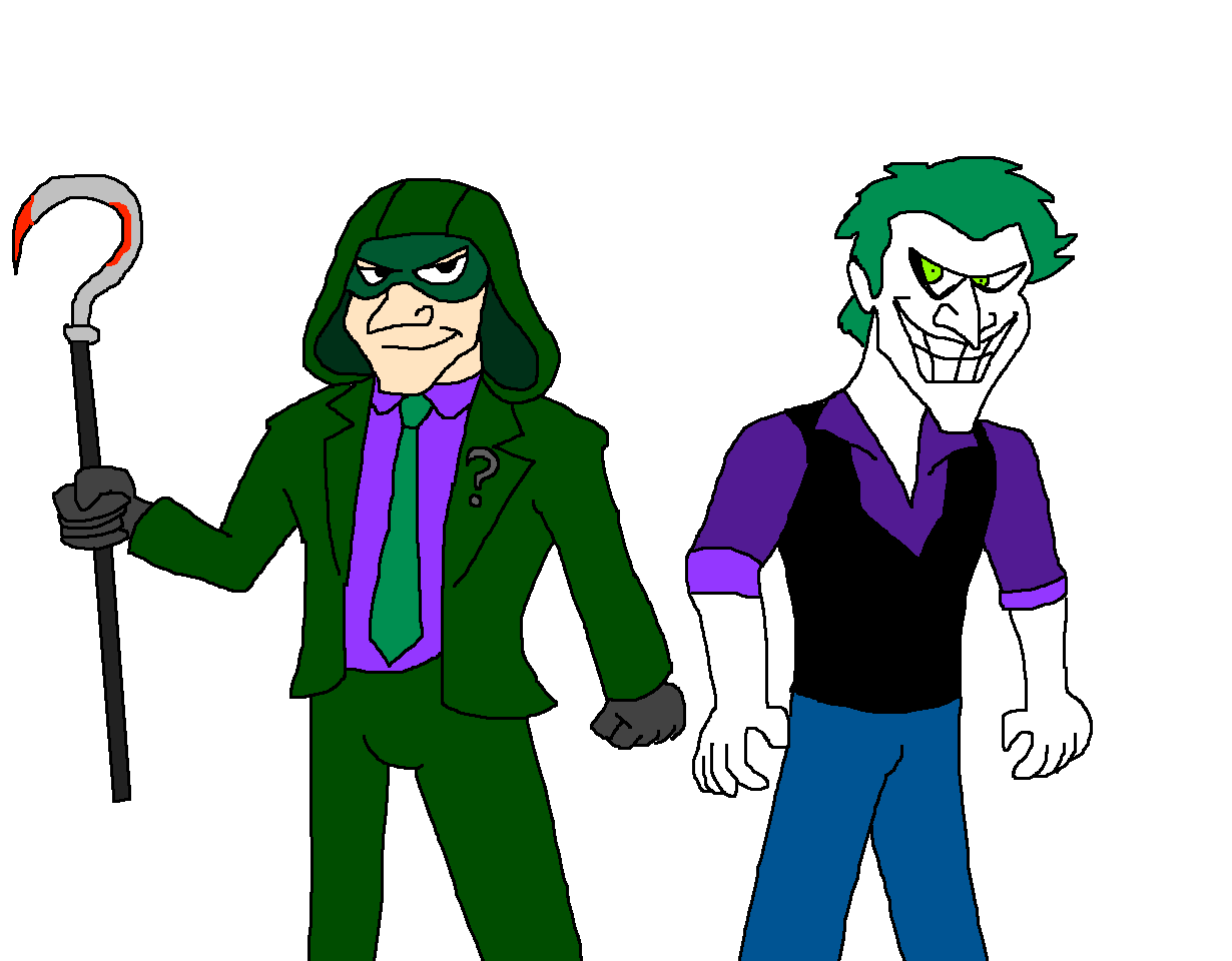 Wallpaper #gwAR7I4BSdW8dNouPhOA9 Riddler and Joker Telltale by Scurvypiratehog on Deviantart