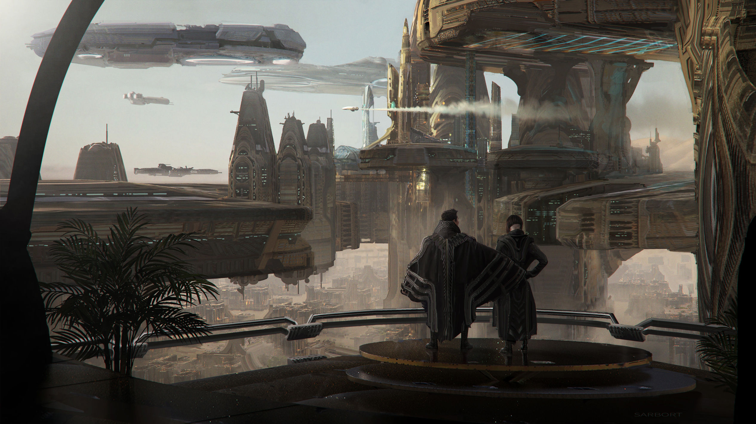 Wallpaper #3YJFQJMB0GiFKesMK8Bn73 Scifi Duneish Thing by Scharborescus on Deviantart