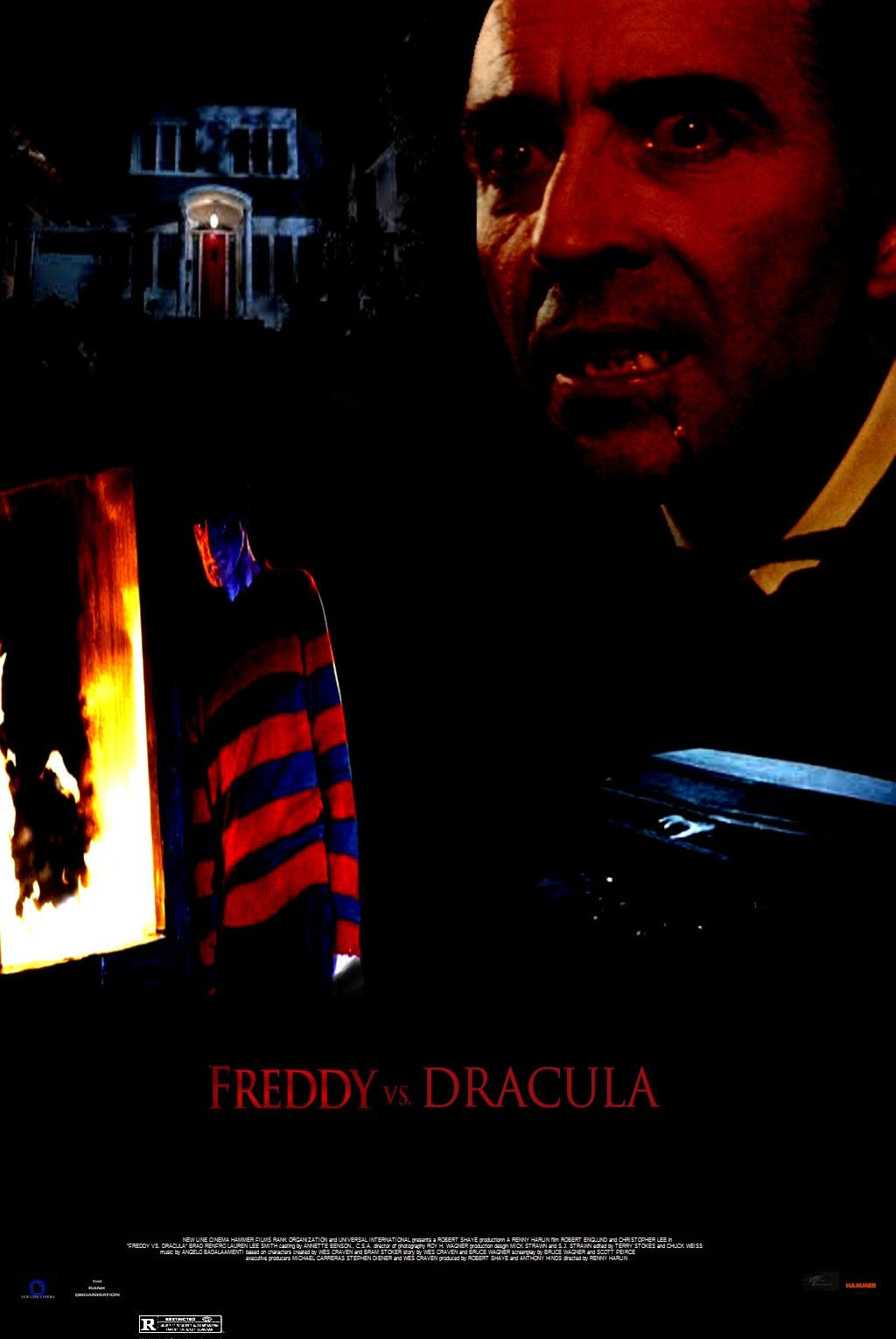 Wallpaper #Xhl-Lo8BtGB6xQ78_ZWX45 Freddy vs Dracula Poster by Steveirwinfan96 on Deviantart