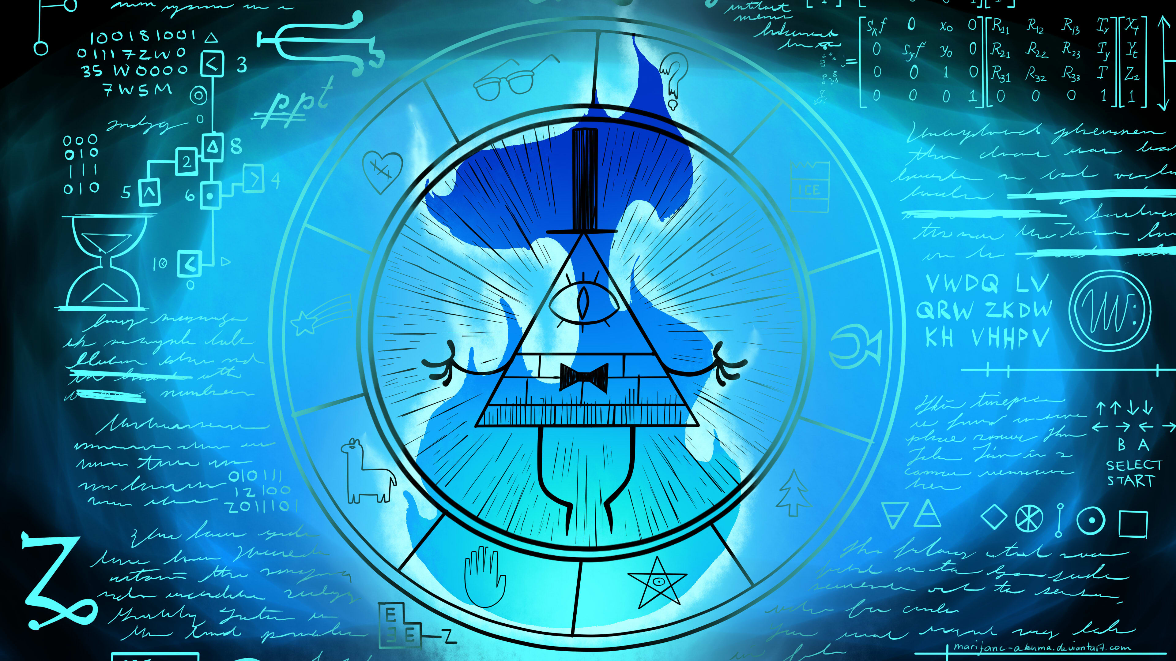Wallpaper #yGeGApMBSpphPi3-qq-c152 Bill Cipher Wheel Image