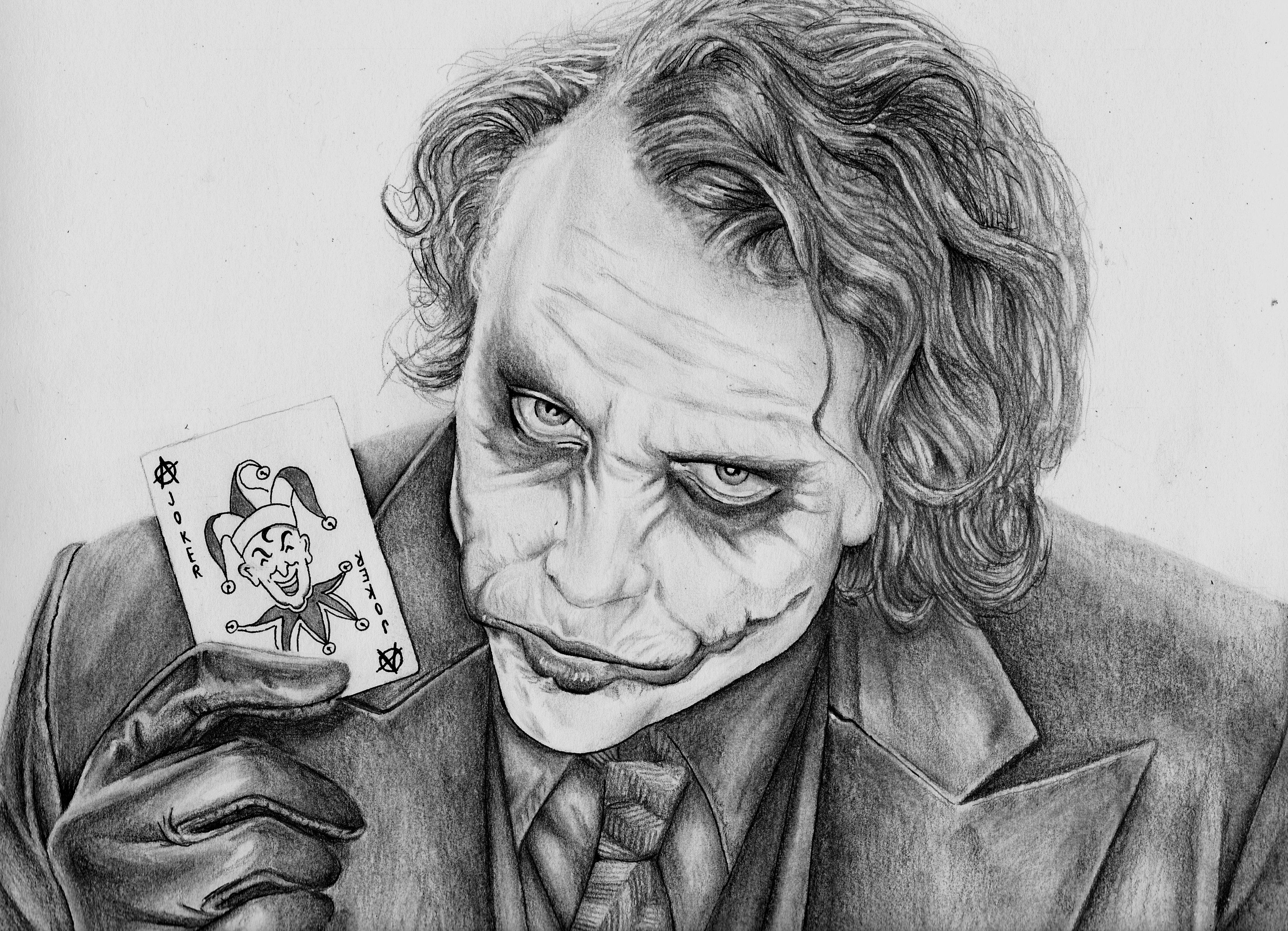 Wallpaper #7EC2MZMBJhL2WPbaRMfR326 Dark Knight Joker Drawing Heath Ledger