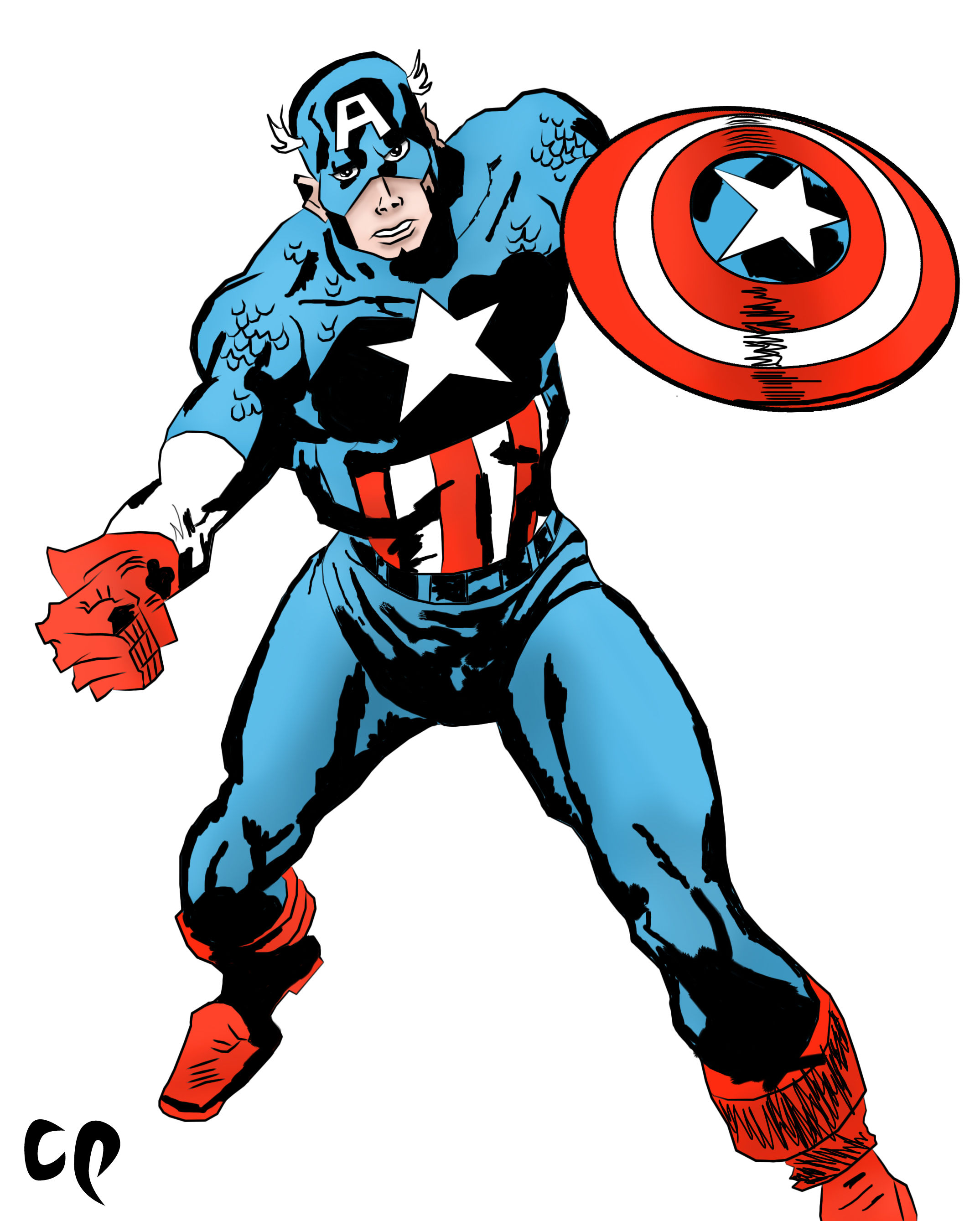 Wallpaper #kX2D8I4Bnwiau_P62Ab98 Marvel Comics Captain America Digital Art by Mjisbad on Deviantart