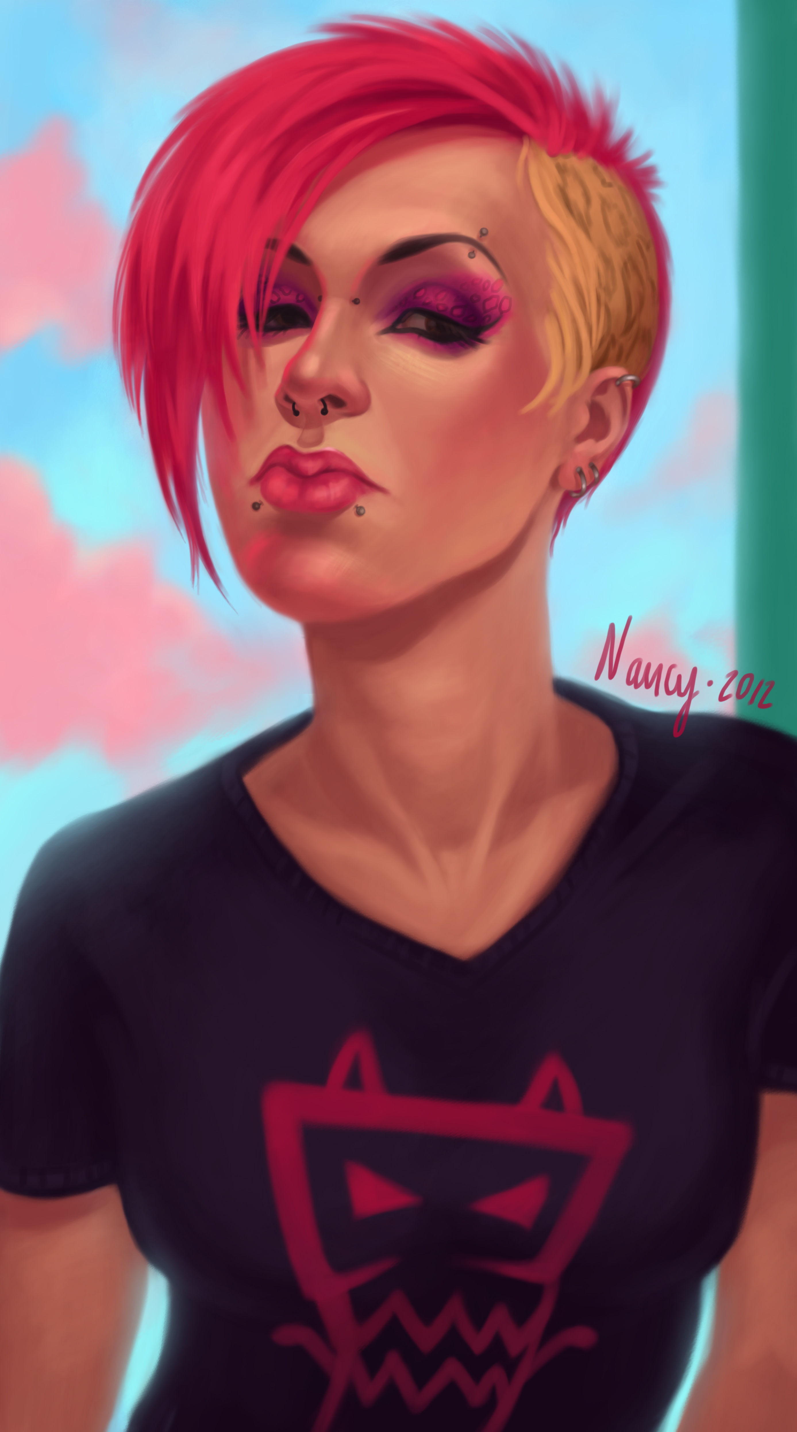 Wallpaper #J17kMpMBborbLbczhWCI1 Punk Girl by Reanimation911 on Deviantart