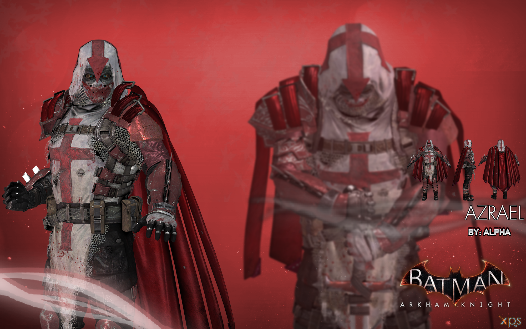 Wallpaper #I2hCG5MBSpphPi3-eh-Z124 Batman Arkham Knight Azrael by Xnasyndicate on Deviantart