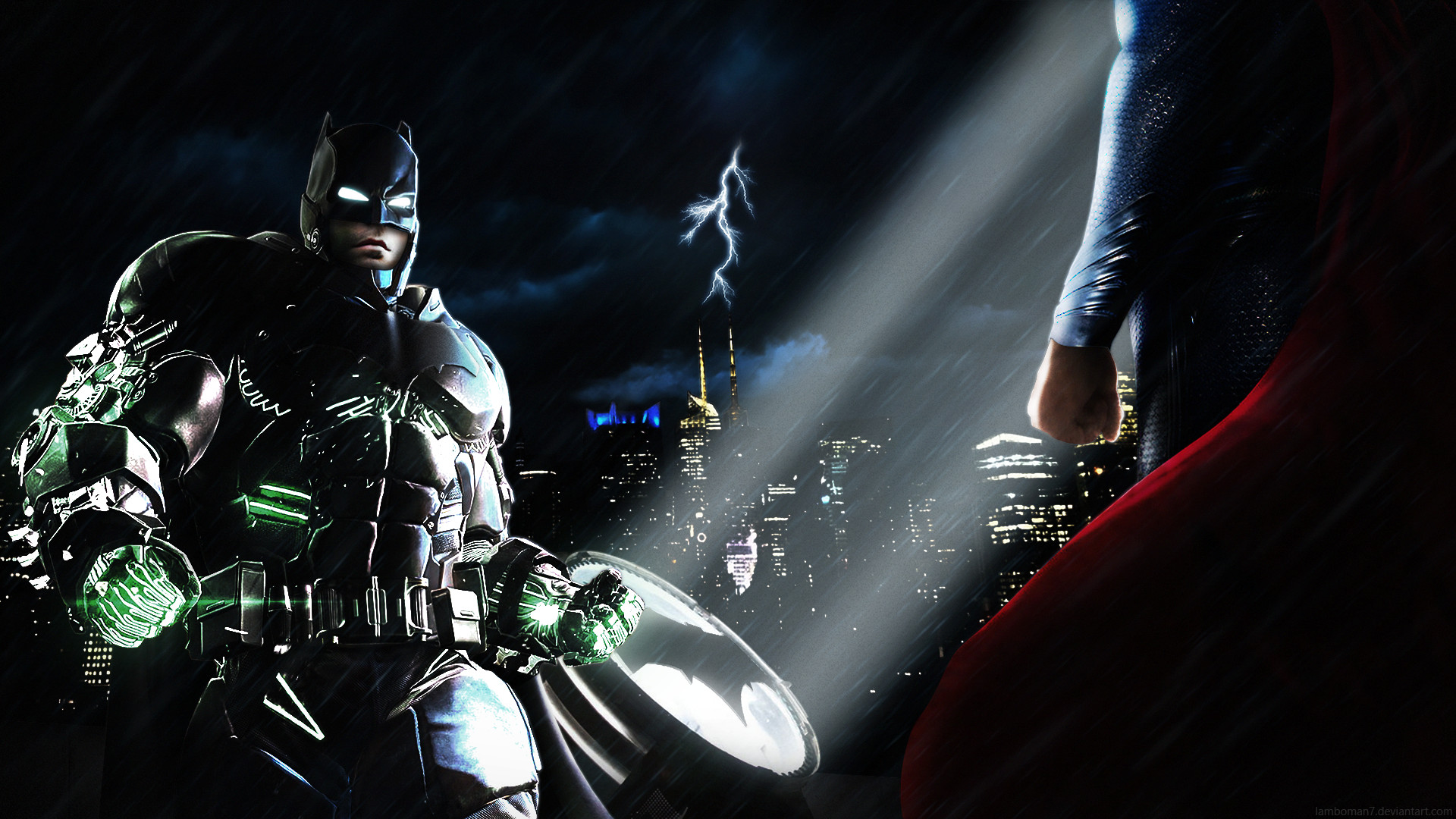 Wallpaper #QGhkIZMBSpphPi3-RjAa545 Batman V Superman Showdown Posterwallpaper by Lamboman7 on Deviantart