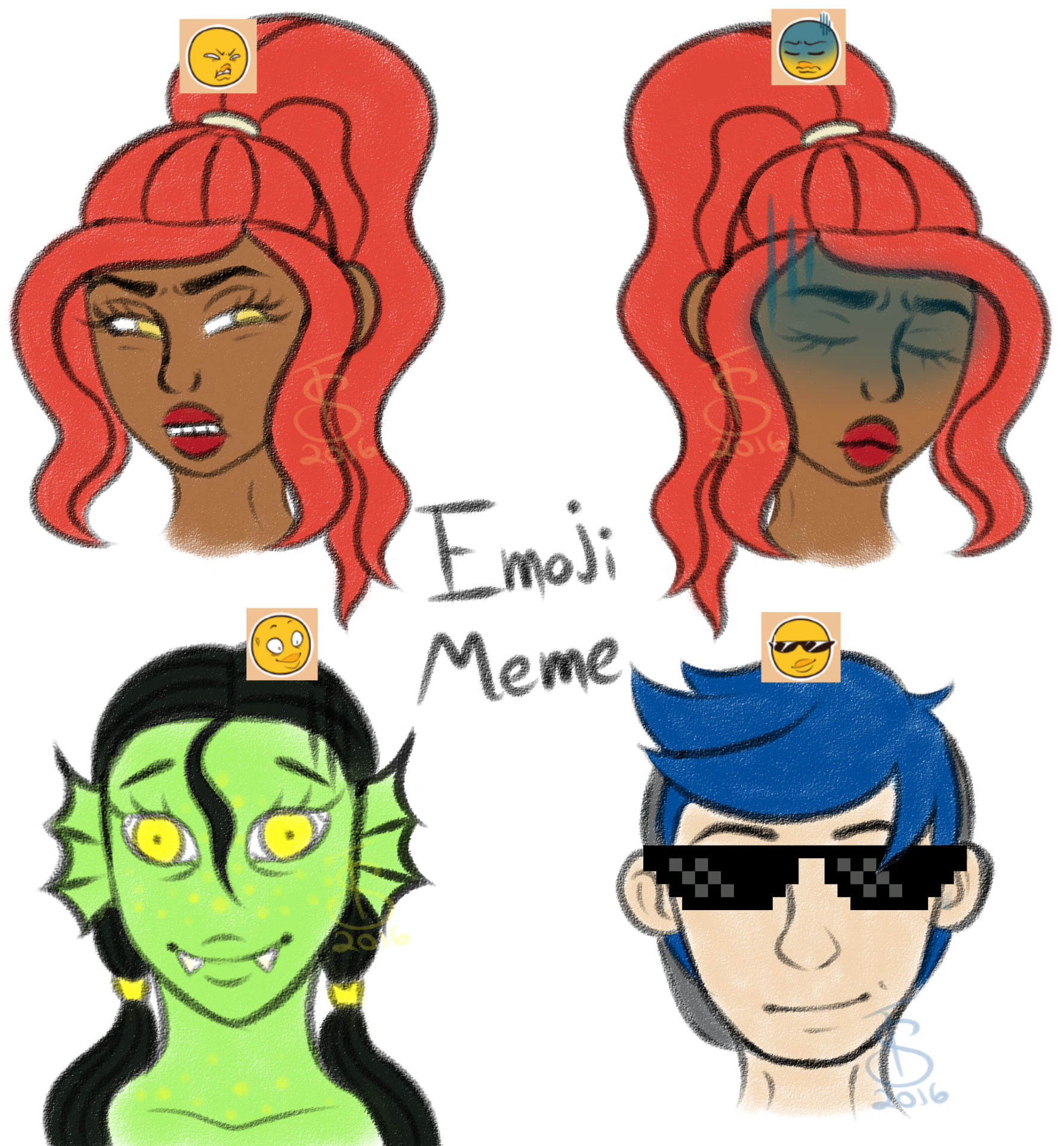 Wallpaper #zGeuD5MBSpphPi3-mO99221 Finished Emoji Meme by Sirenturtles on Deviantart