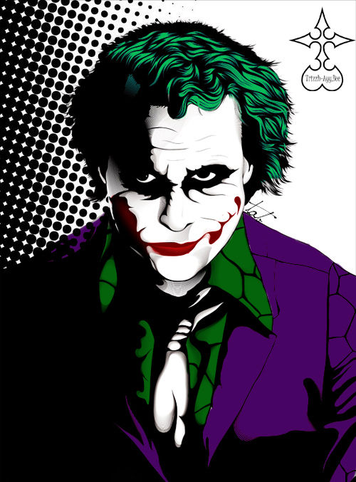 Wallpaper #pLg525IBJvJKYCmE3_XP77 Joker Heath Ledger by Trizzh Ayy Bee on Deviantart