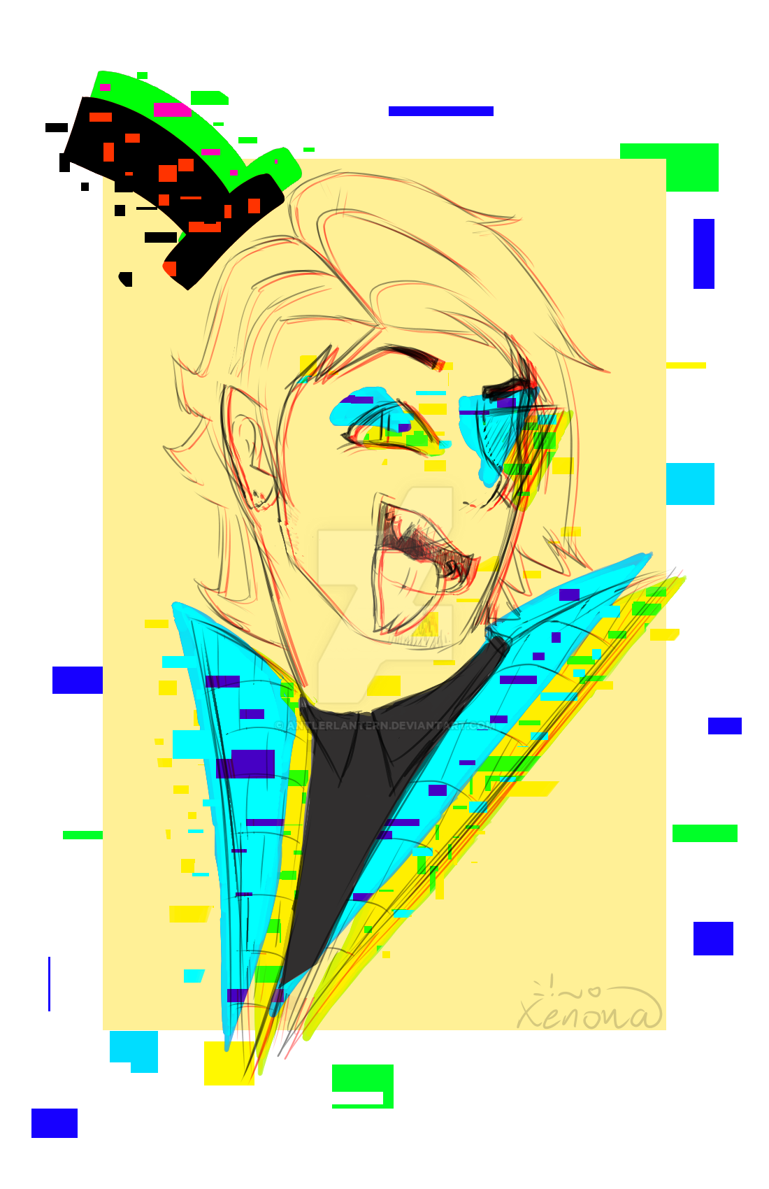 Wallpaper #yGeGApMBSpphPi3-qq-c360 Bill Cipher Glitch by Antlerlantern on Deviantart