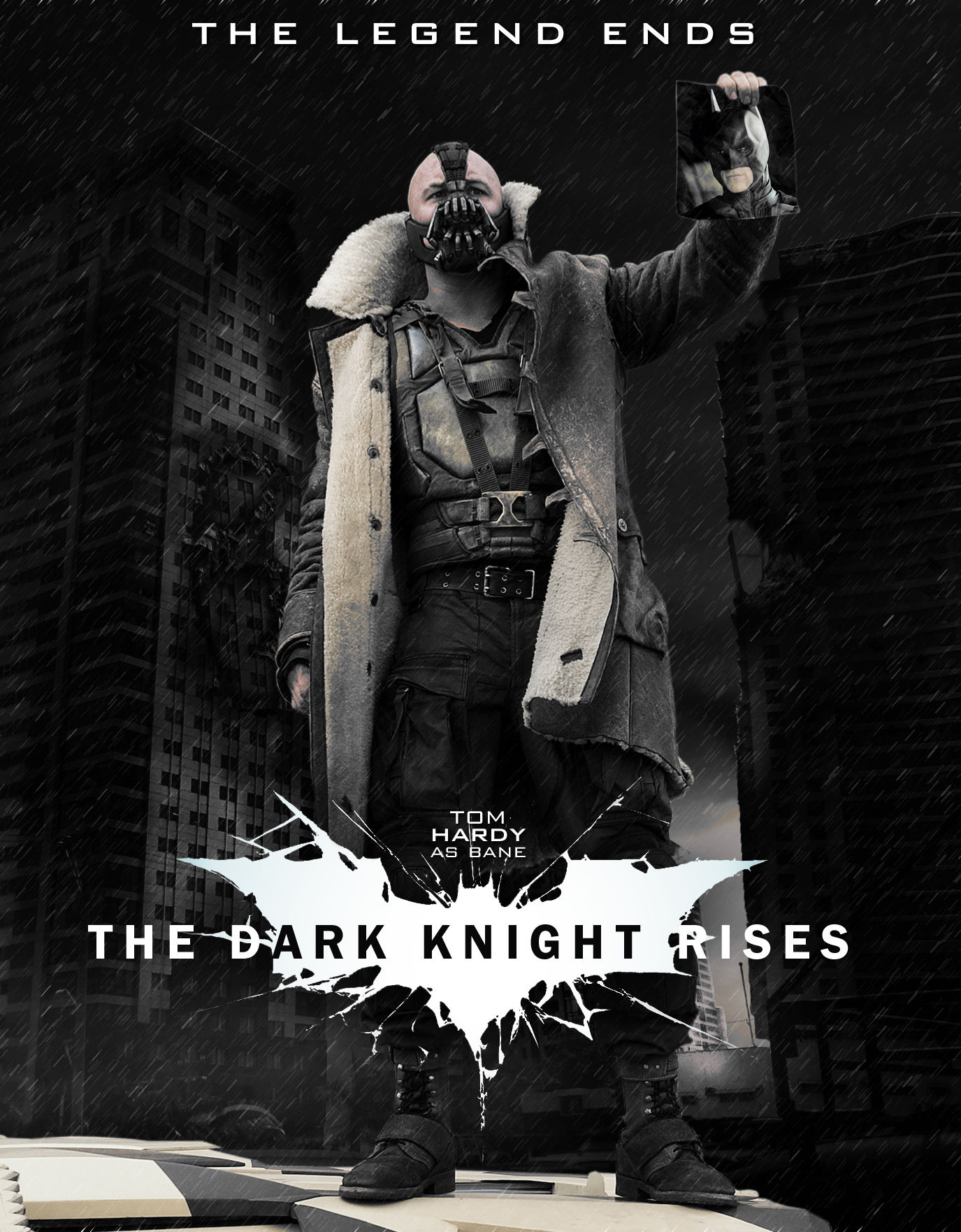 Wallpaper #79083 Tom Hardy as Bane in the Dark Knight Rises Poster Hq Bane Photo