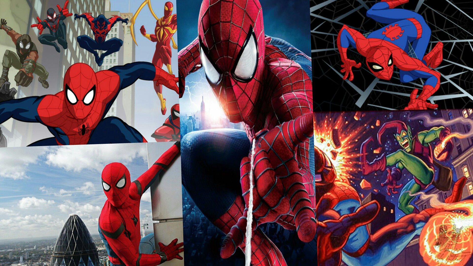 Wallpaper #Y33a8I4Bnwiau_P6aQfd8 At Spider Man Collage by Cartoonwatcher1997 on Deviantart