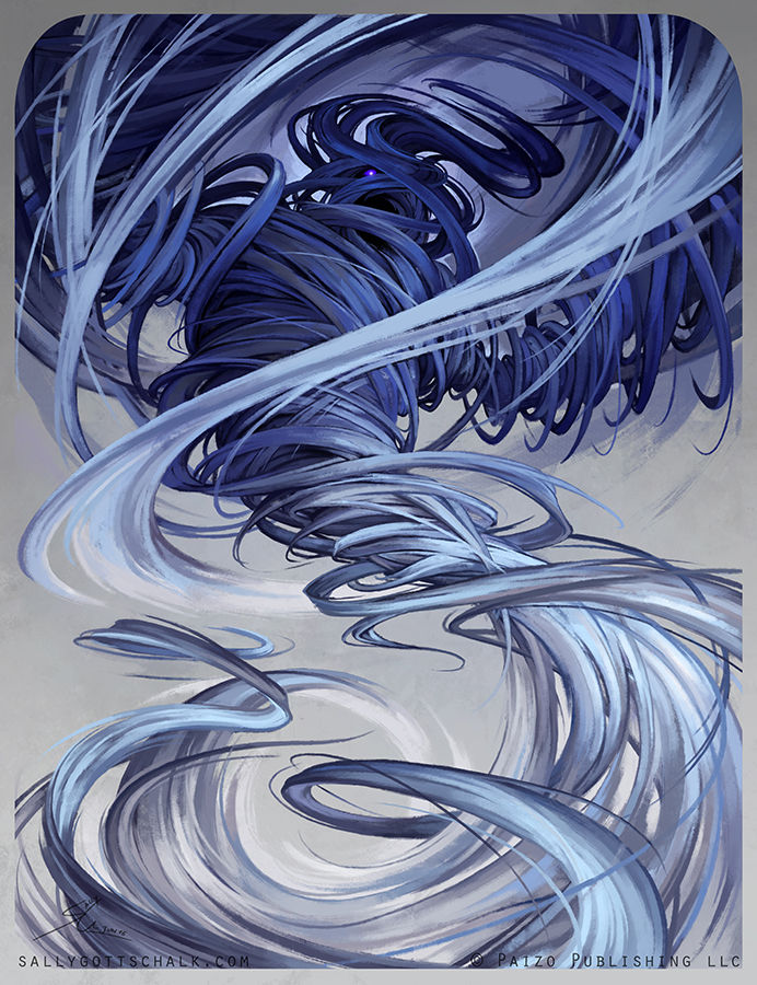 Wallpaper #nbjR25IBJvJKYCmEbvi_237 Air Elemental Pathfinder by Nigreda on Deviantart