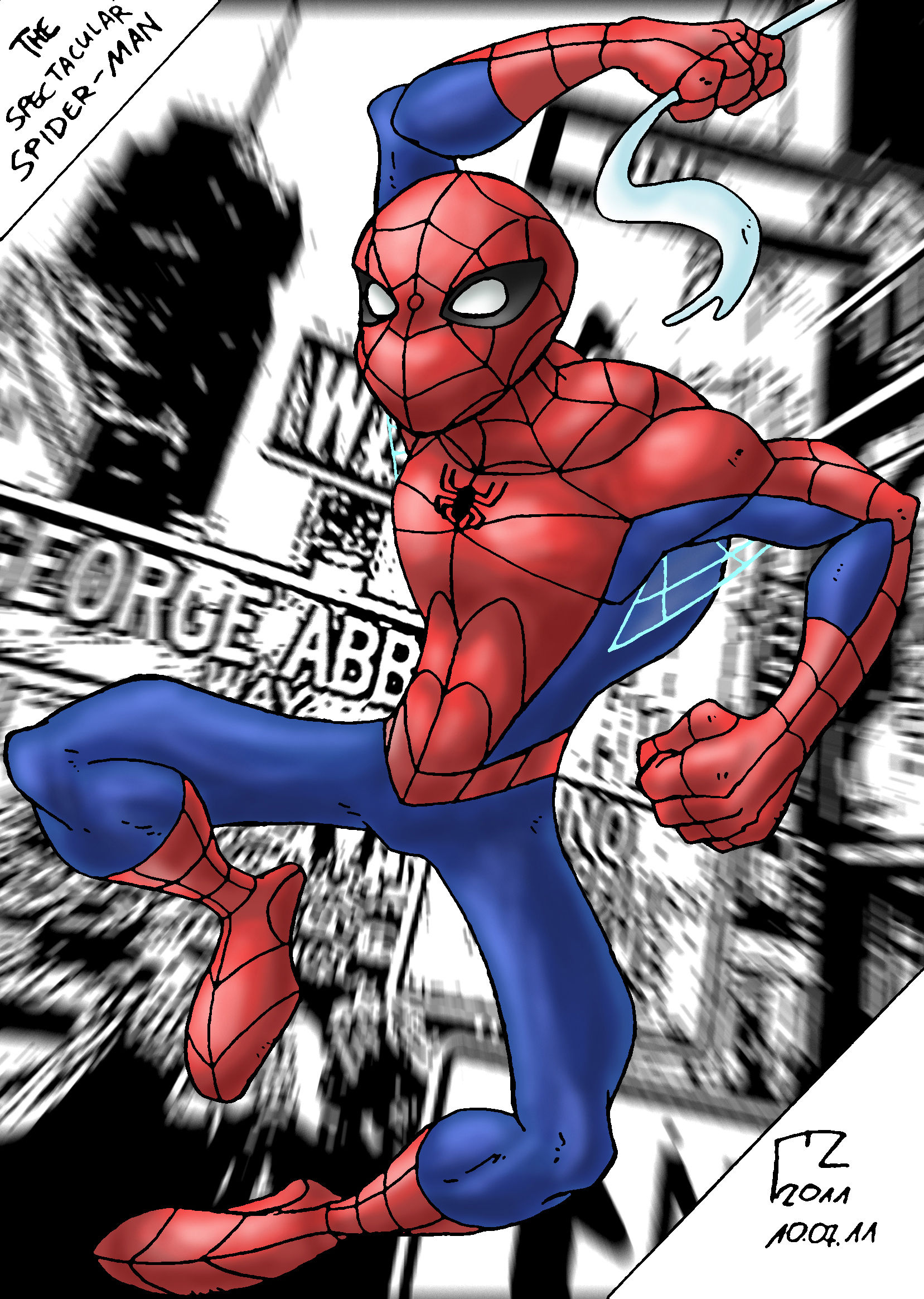 Wallpaper #e0V5jY4B7YBJg1BVe5xK5 The Spectacular Spider Man by Blue Hugo on Deviantart