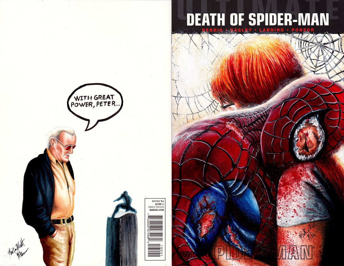 Wallpaper #_XMhgI4BFI5NbQksWxc-2 Stan Lee and the Death of Spider-Man