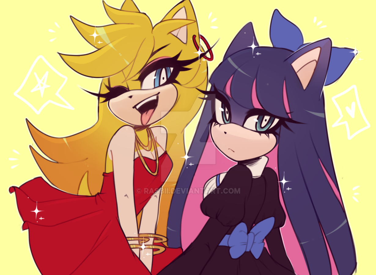 Wallpaper #bc206 Stocking and Panty Panty Stocking with Garterbelt and 1 More Drawn