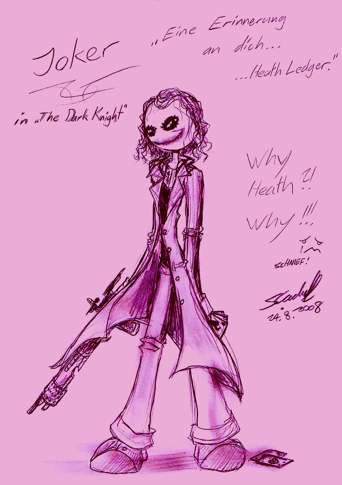 Wallpaper #FGdoEJMBSpphPi3-TvPv87 The Jokerheath Ledger by Hevimell on Deviantart