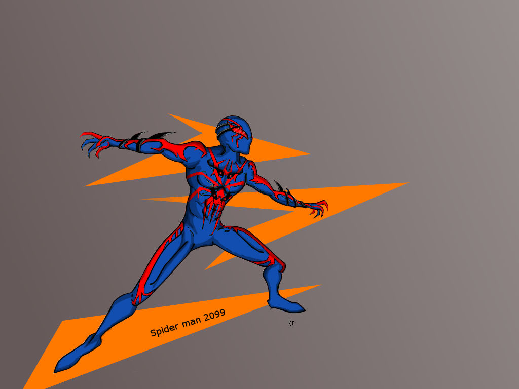 Wallpaper #ARlgE48BtGB6xQ78rGYs3 Spider Man 2099 Redesign by Predalien27 on Deviantart