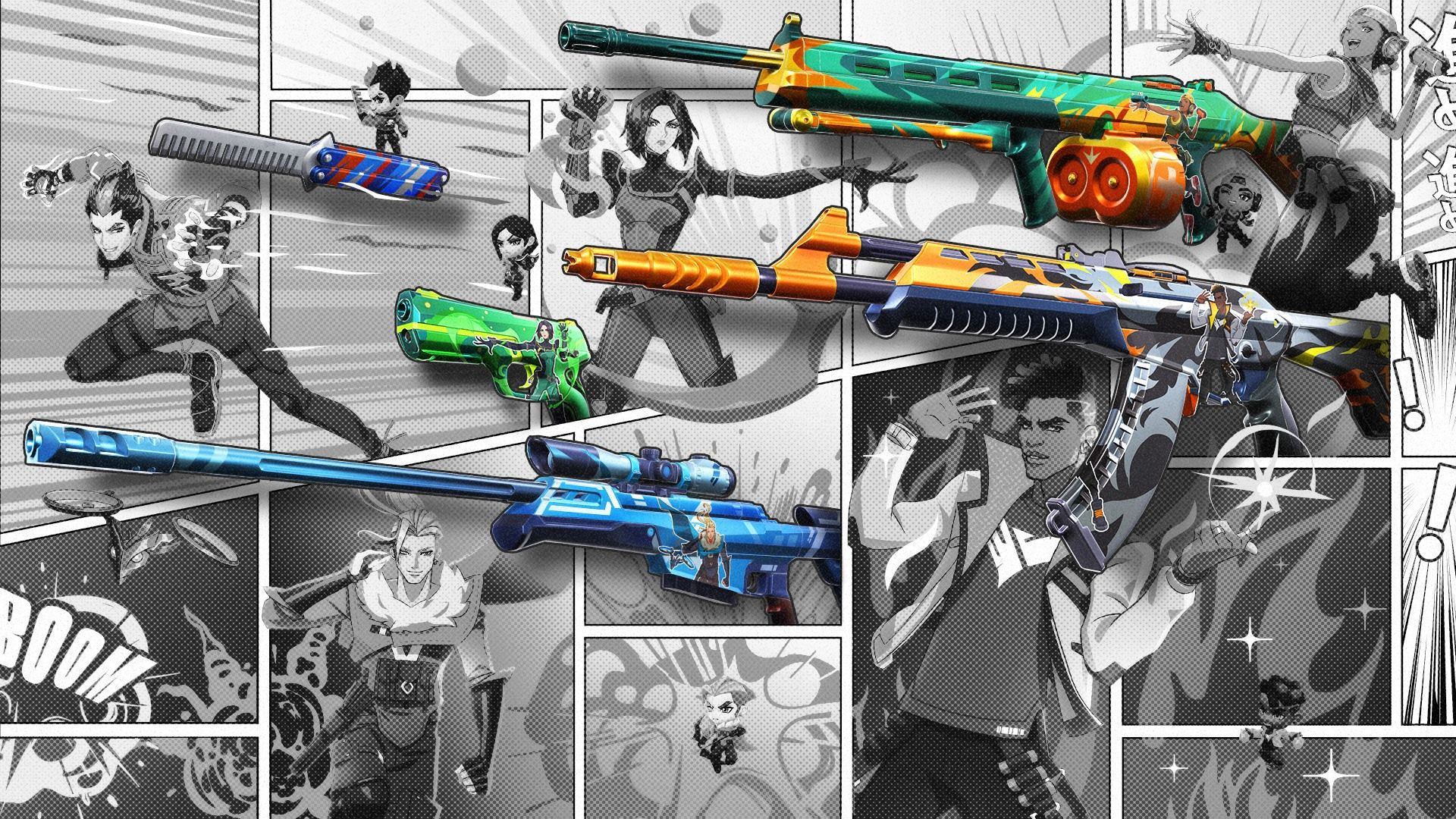 Wallpaper #mwMTY5MBpyOg8YnE3tR21 Valorant Go Vol 2 Weapon Skin Bundle Revealed by Riot Games