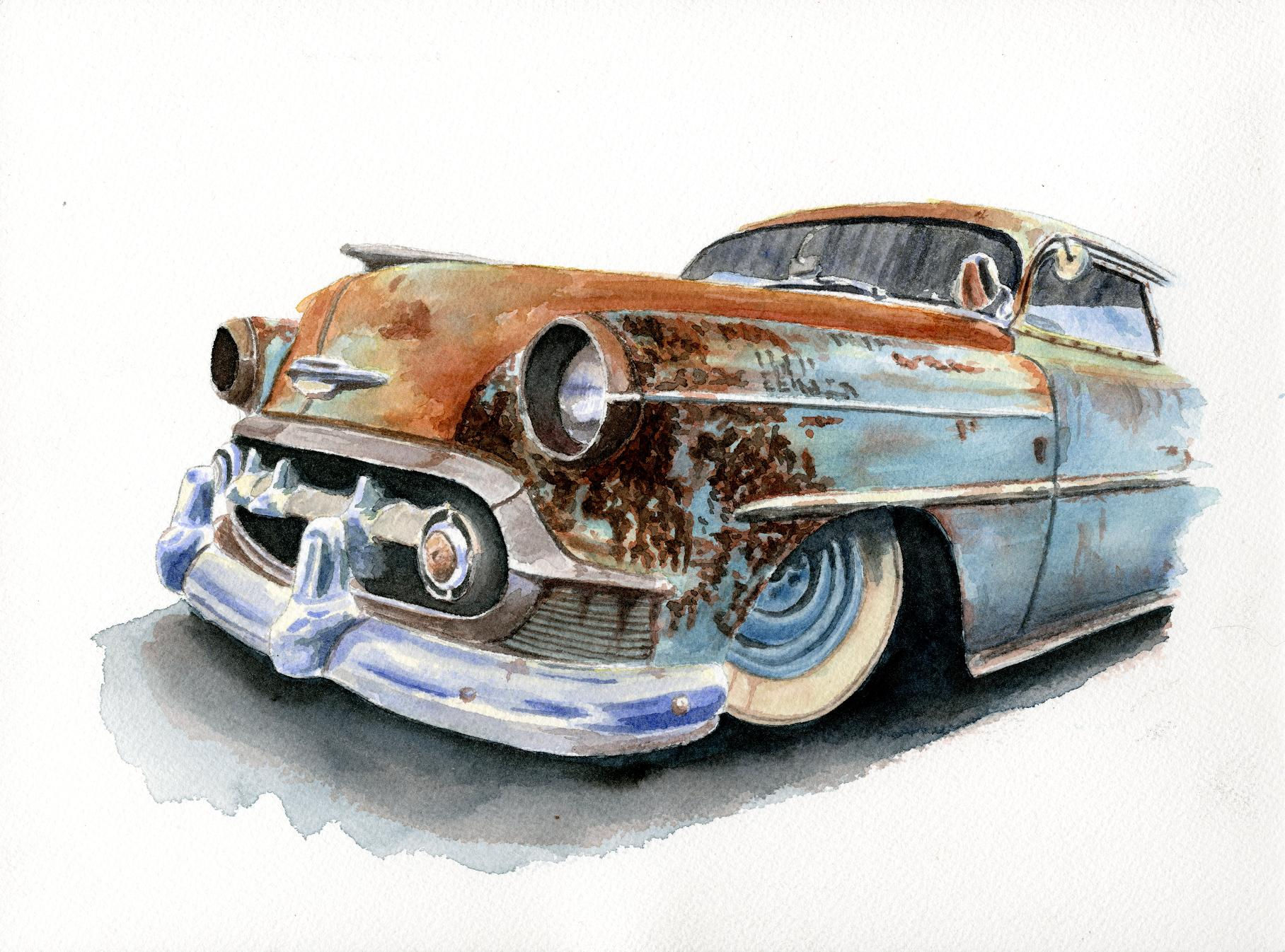 Wallpaper #Y-qvVpMBlwTYPL18qRCJ143 Vintage Car Hot Rod Races Canvas Art Print Poster Size Auto Man