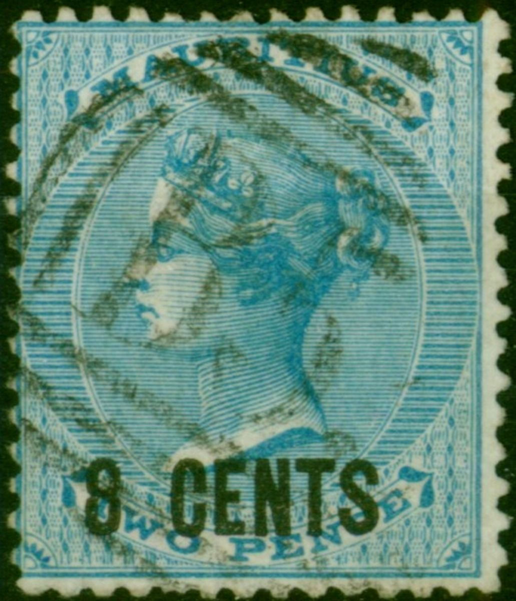 Wallpaper #___Pa5MB3lSXT3zUD-gs310 Mauritius 1878 8c on 2d Blue Sg85 Fine Used 2 Stampempire Philatelists