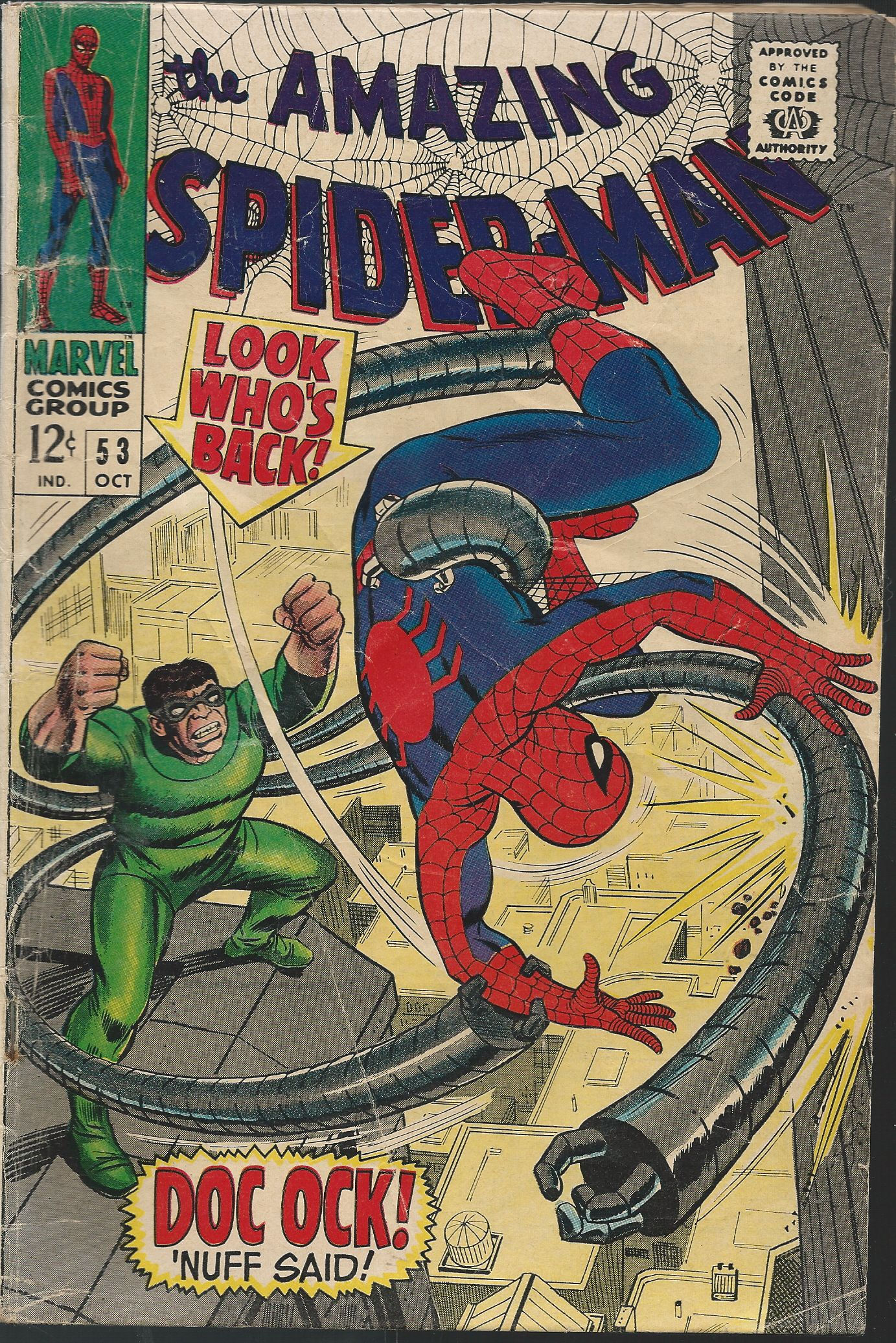 Wallpaper #3xllOo8BtGB6xQ78iqwZ37 Lot Detail 1967 Spiderman Vintage Comic Book 53