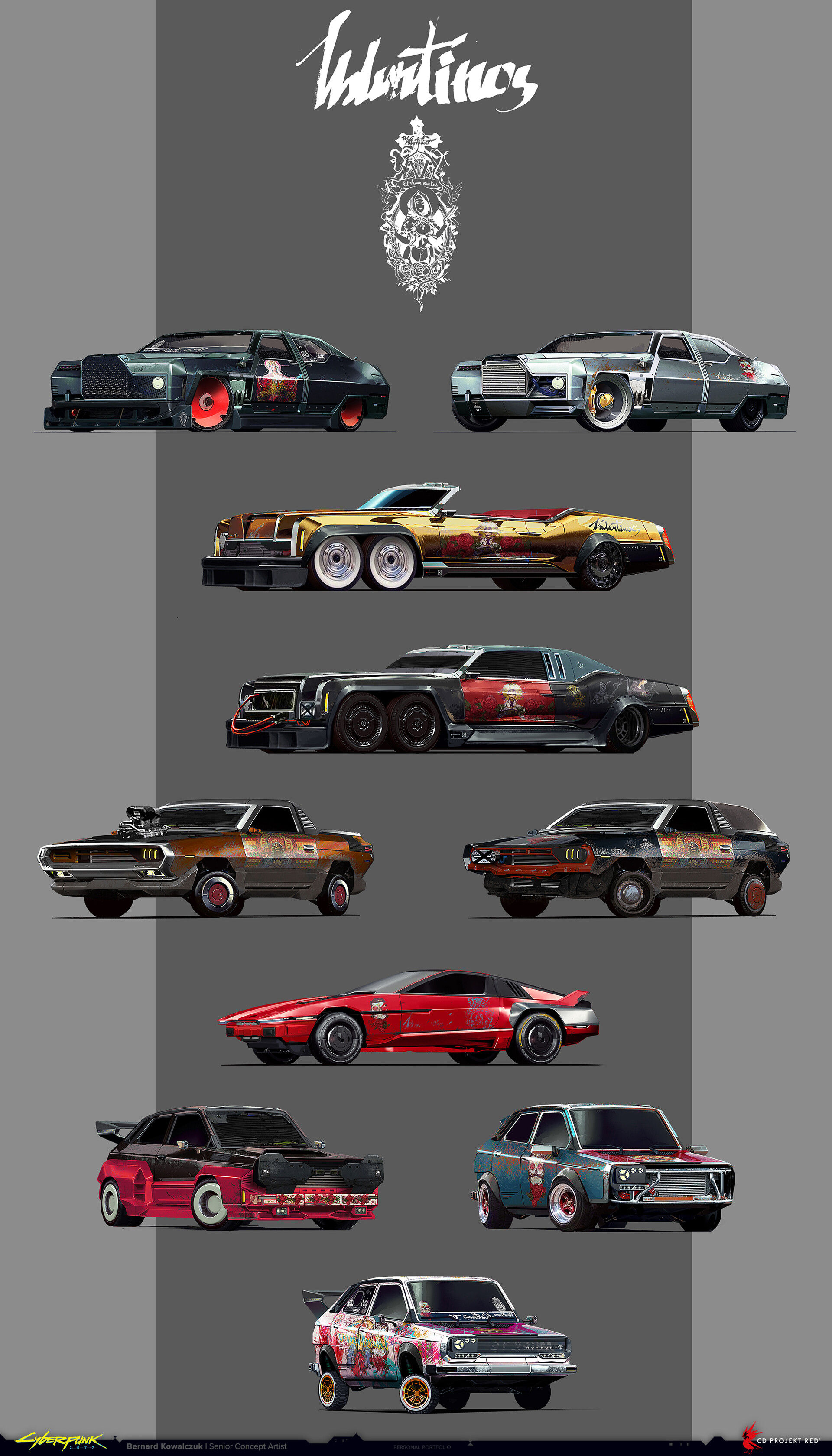 Wallpaper #byzJSpMB0E1QgA7wt_fl135 Cyberpunk 2077 Valentions Cars