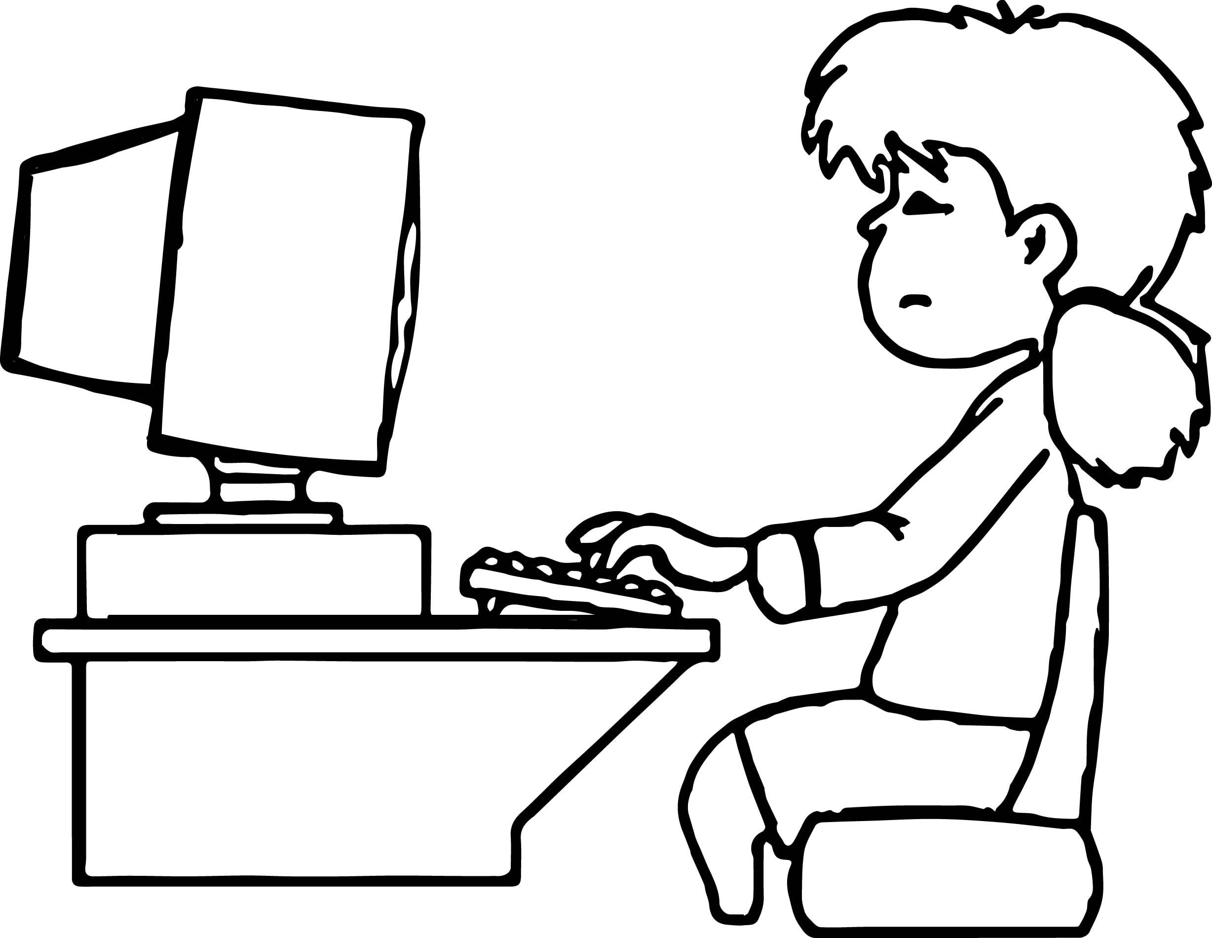 Wallpaper #WRmhBY8BtGB6xQ78fFLQ41 Girl Playing Tetris Game Playing Computer Games Coloring Page