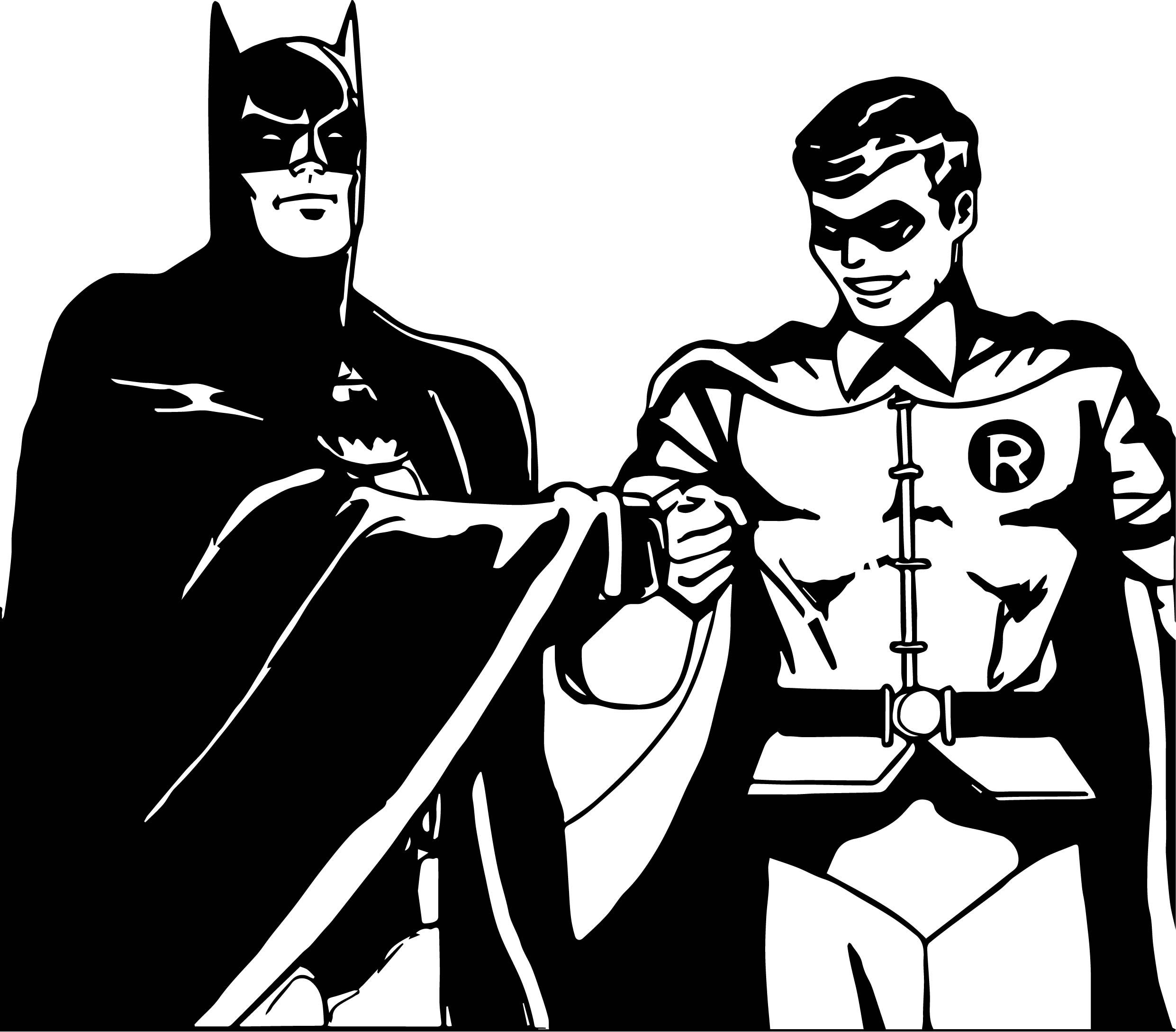 Wallpaper #hxmJLY8BtGB6xQ78n5LB12 Batman and Robin Cartoon Kick Hand Coloring Page Wecoloringpagecom