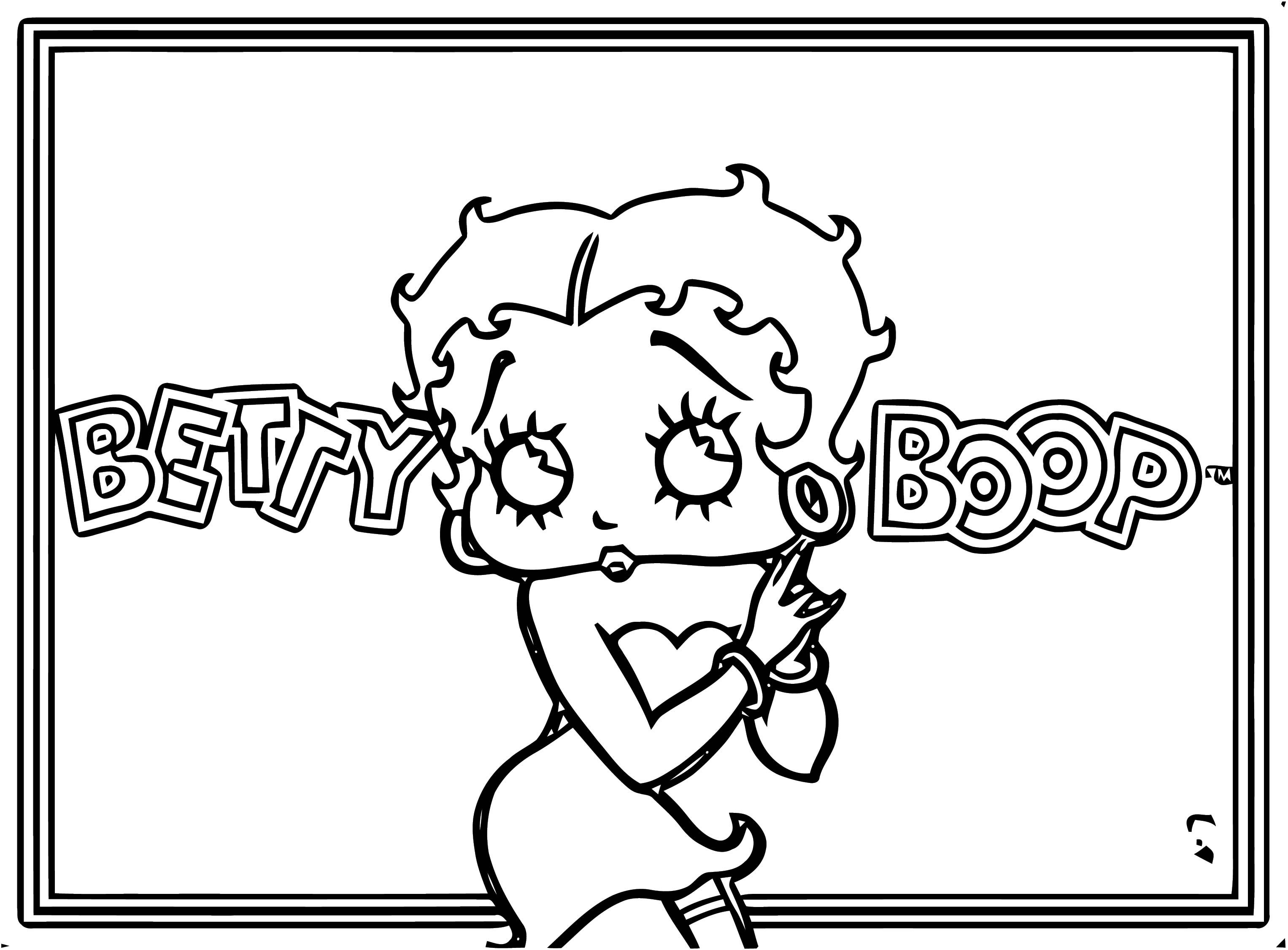 Wallpaper #t2eUB5MBSpphPi3-TMZz204 Betty Boop We Coloring Page 266 Wecoloringpagecom