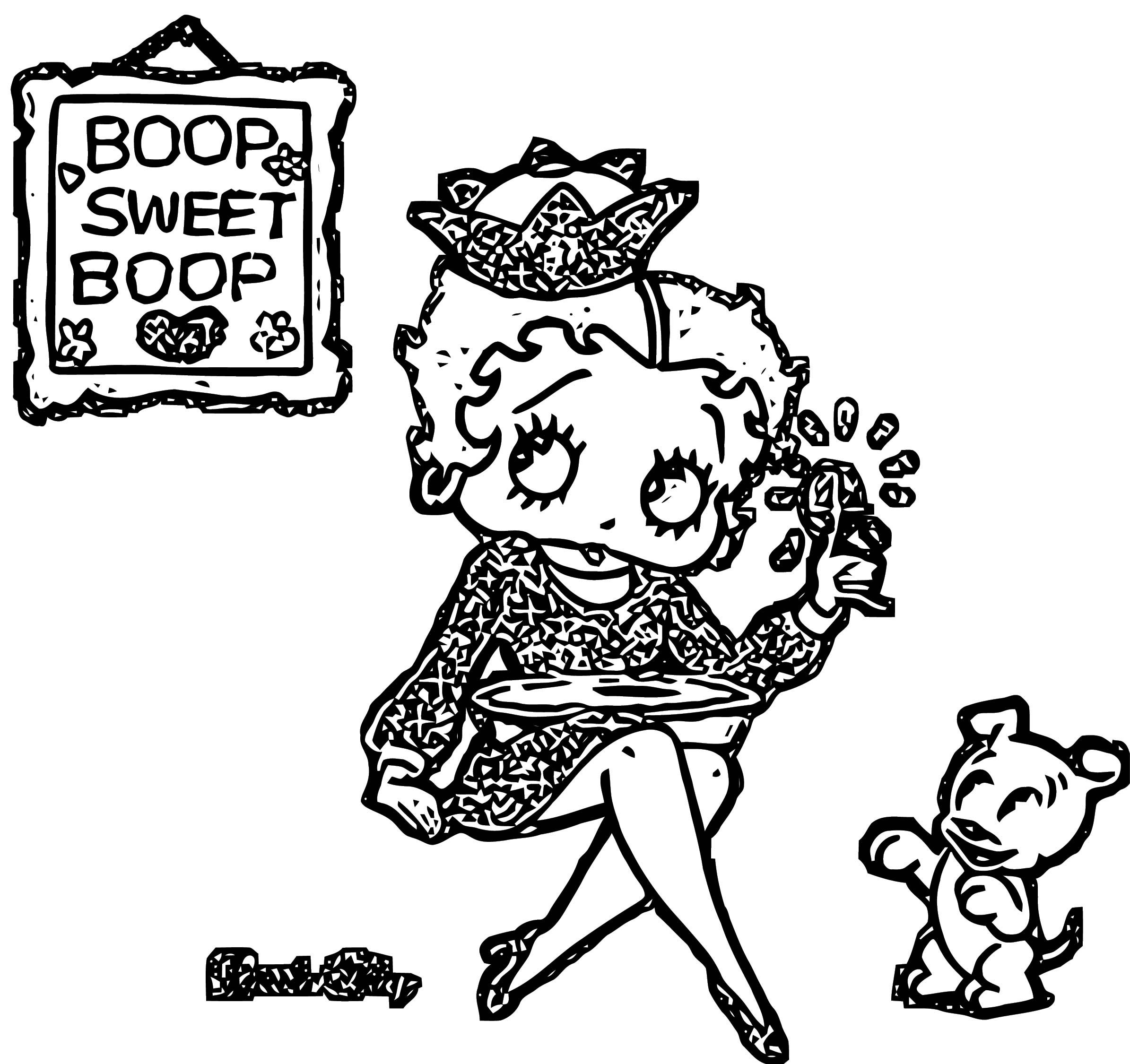 Wallpaper #t2eUB5MBSpphPi3-TMZz201 Betty Boop We Coloring Page 344 Wecoloringpagecom