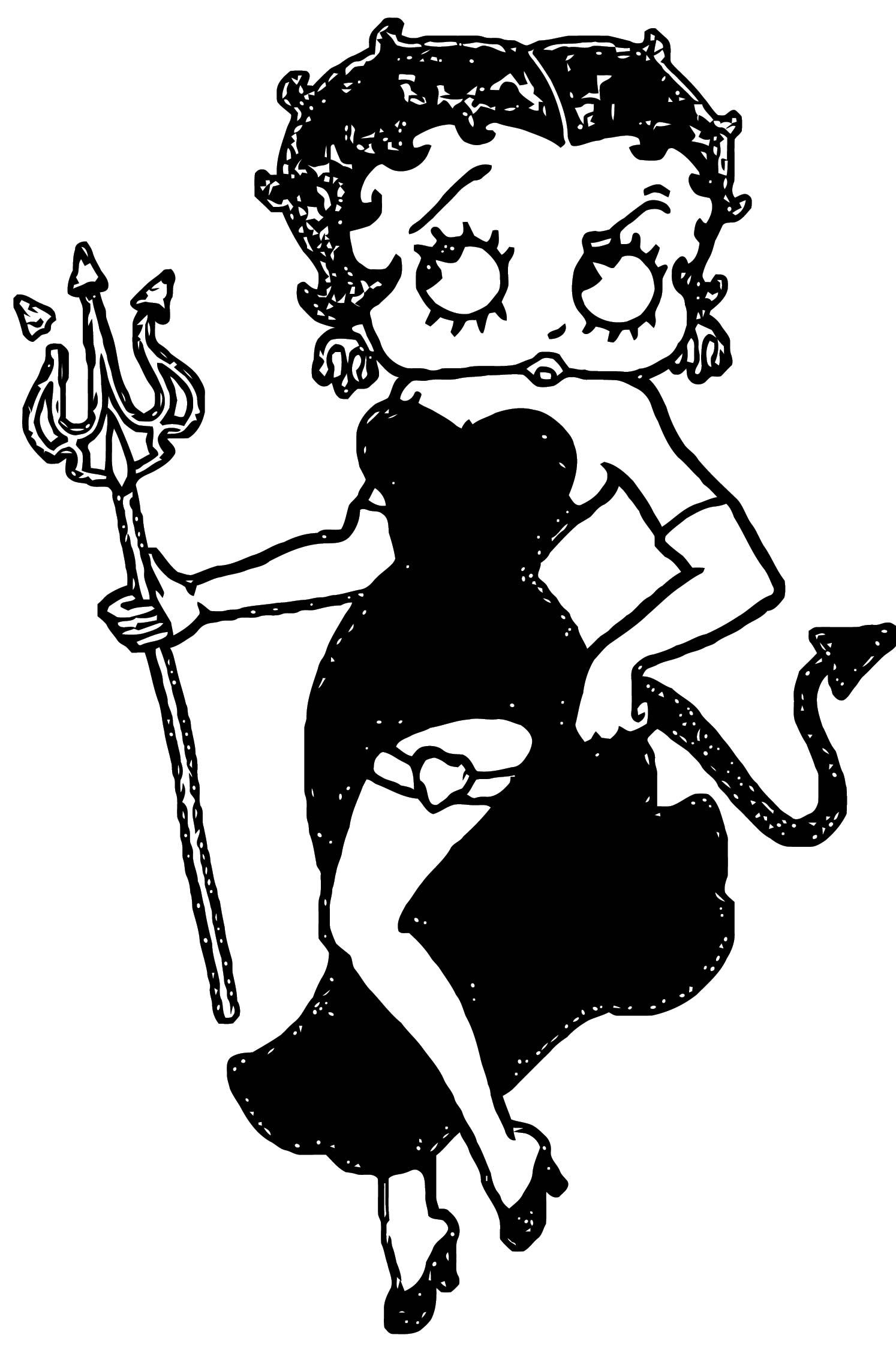 Wallpaper #t2eUB5MBSpphPi3-TMZz203 Betty Boop We Coloring Page 366 Wecoloringpagecom