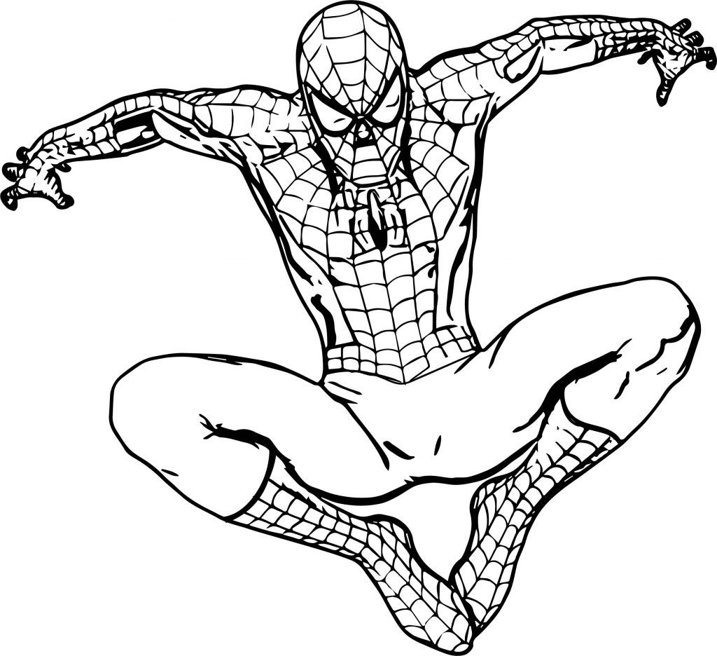 Wallpaper #EGiVFpMBSpphPi3-6QxI260 Spider Man on Wall Coloring Page Wecoloringpagecom