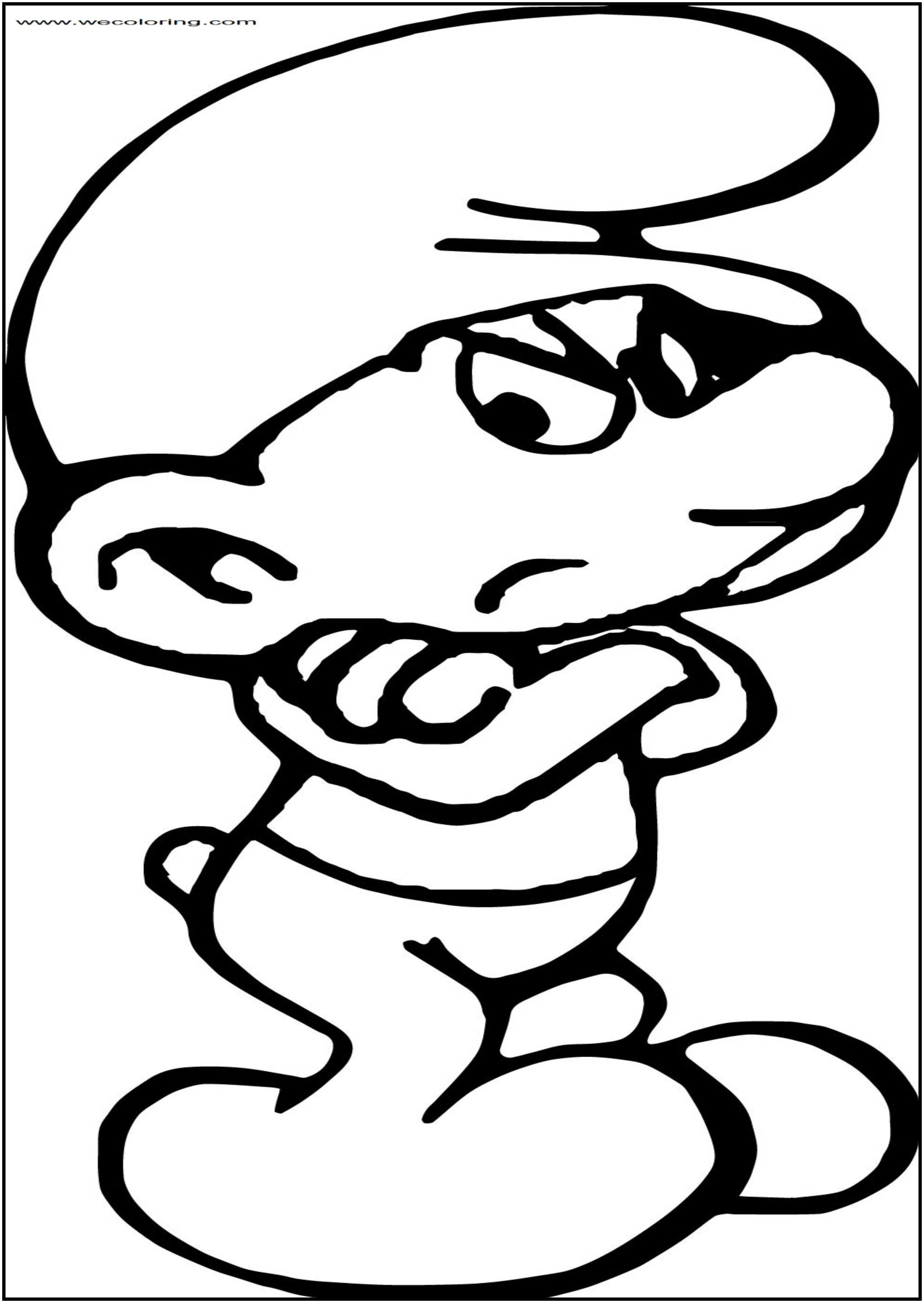 Wallpaper #jmdi6pIBSpphPi3-iEY-159 Free Printable Smurf Coloring Pages Sketch Coloring Page