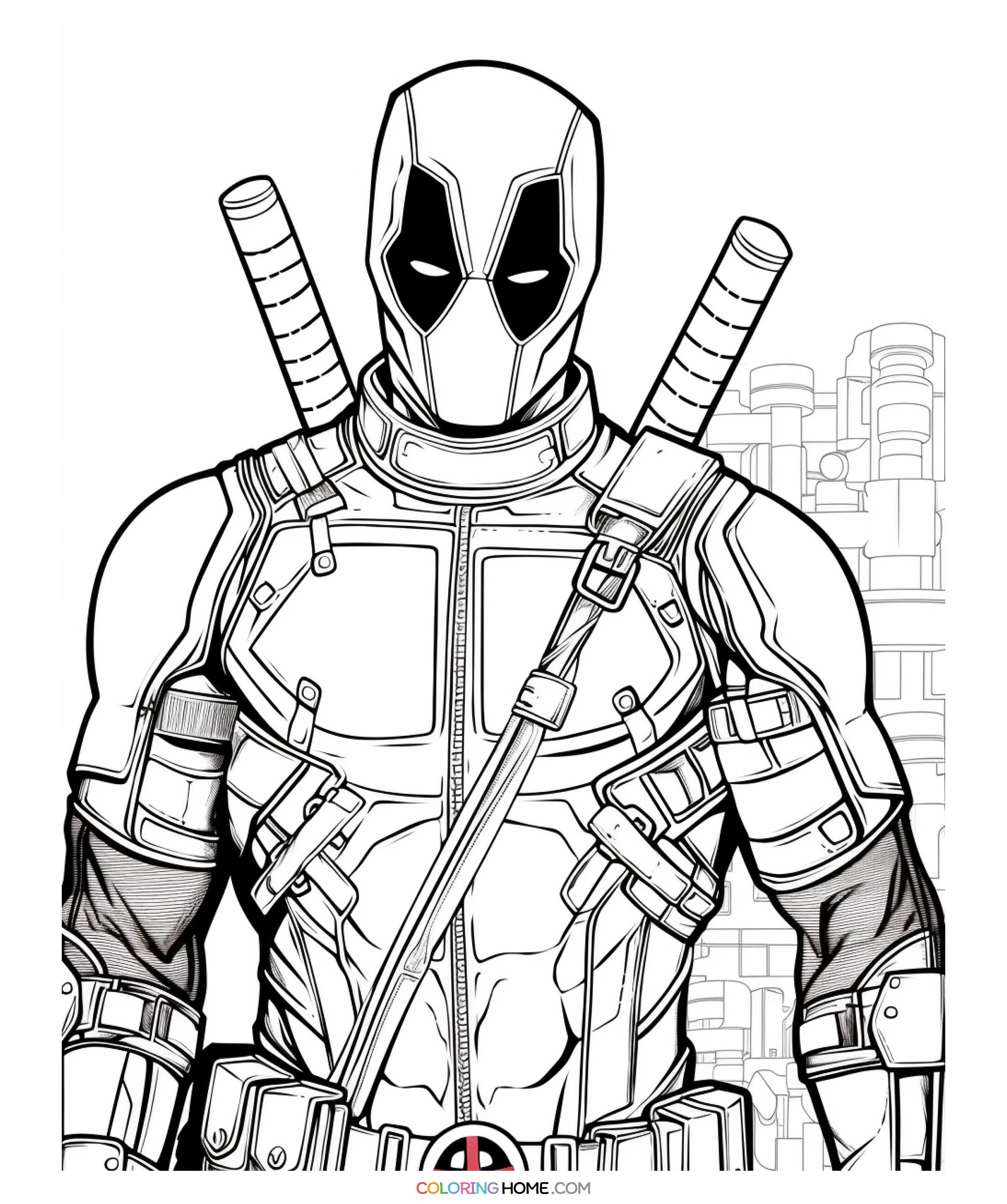 Wallpaper #ojUUk5cBk_lpvpalXJUt160 Deadpool Coloring Pages Chibi Lego Drawing Clipart Printable Sheets