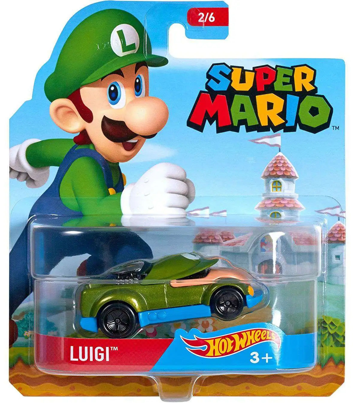 Wallpaper #7gAy7I4BSdW8dNouYBNS31 Hot Wheels Super Mario Character Cars Luigi 164 Diecast Car 26 Mattel