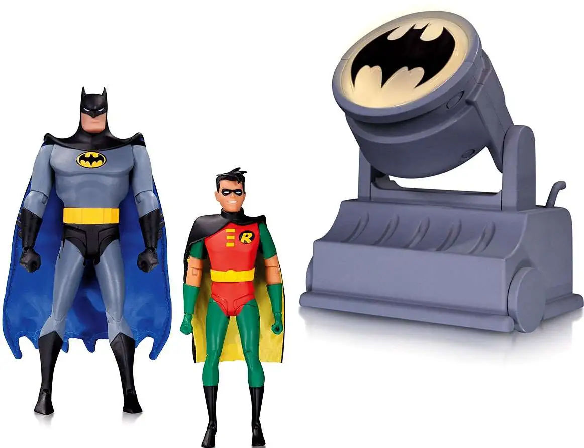 Wallpaper #Bmi9HZMBSpphPi3-jicl154 Batman the Animated Series Batman Robin with Batsignal 6 Action Figure