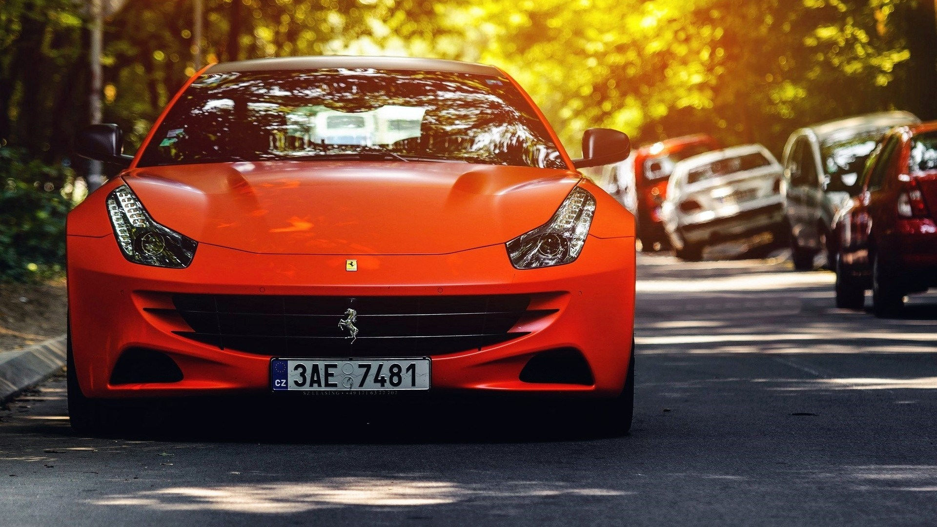 Wallpaper #zUWmkI4B7YBJg1BVB50b8 Ferrari Ff Orange Car Wallpaper 1920x1080 16802