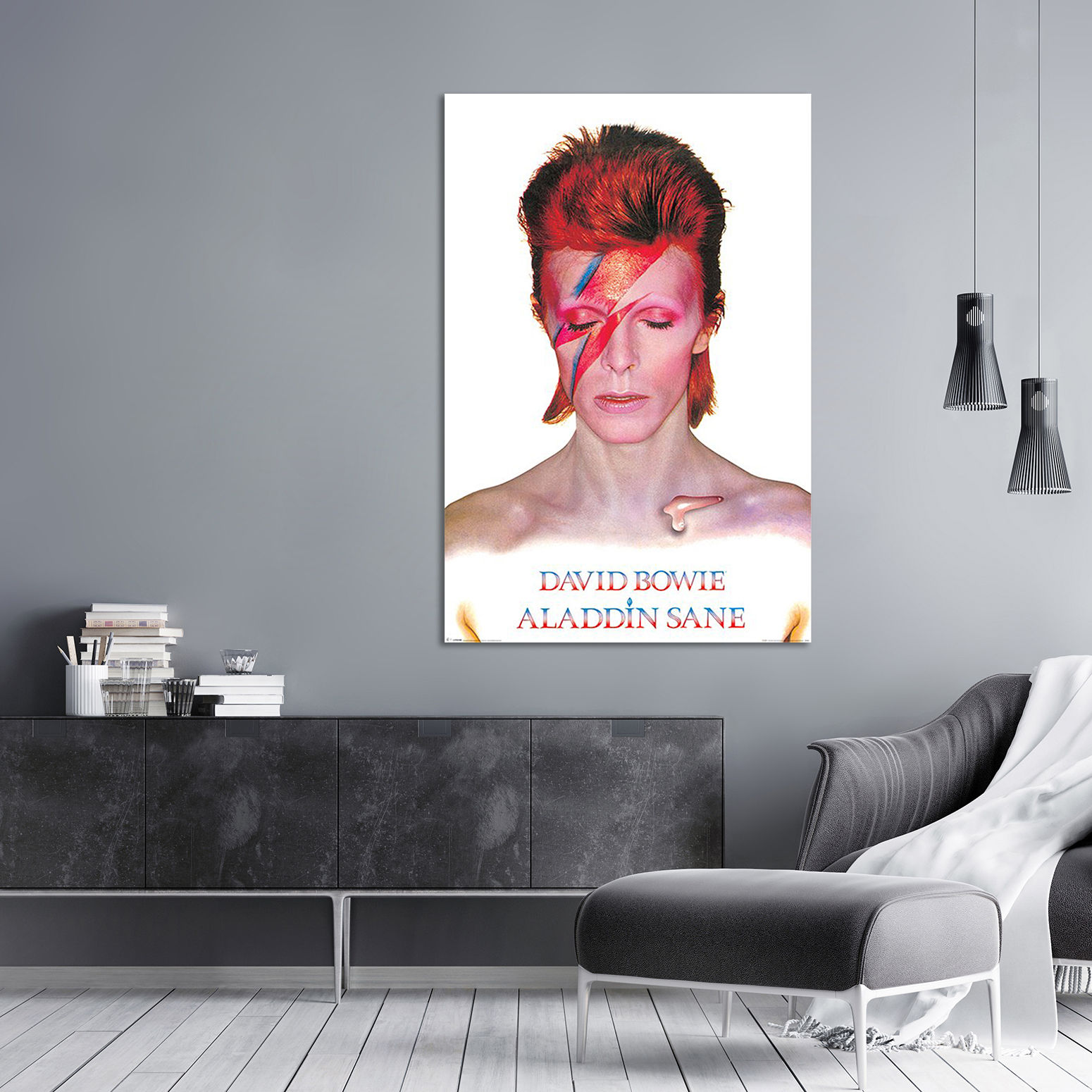 Wallpaper #7030a Aladdin Sane De David Bowie Cd Chez Libertemusic Ref123255141