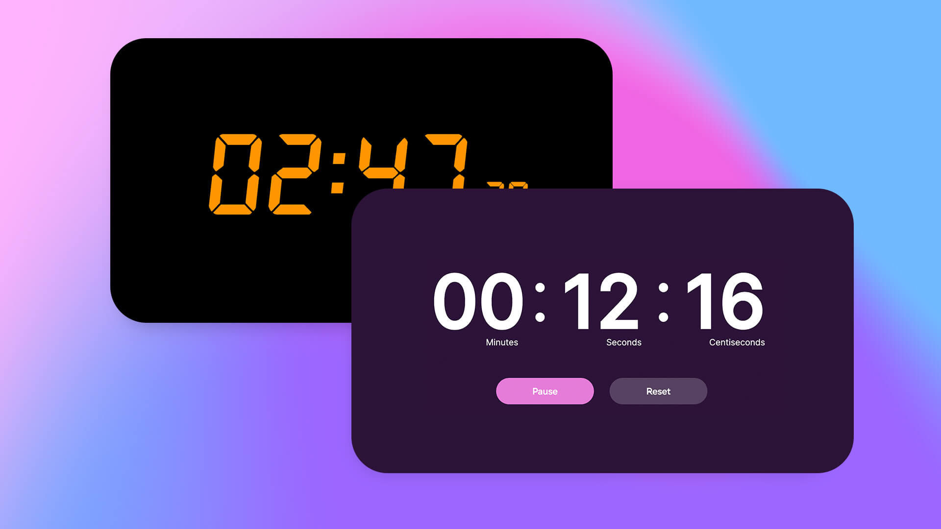 Wallpaper #4abd0 Minimalist Clock Screen Savers for Mac